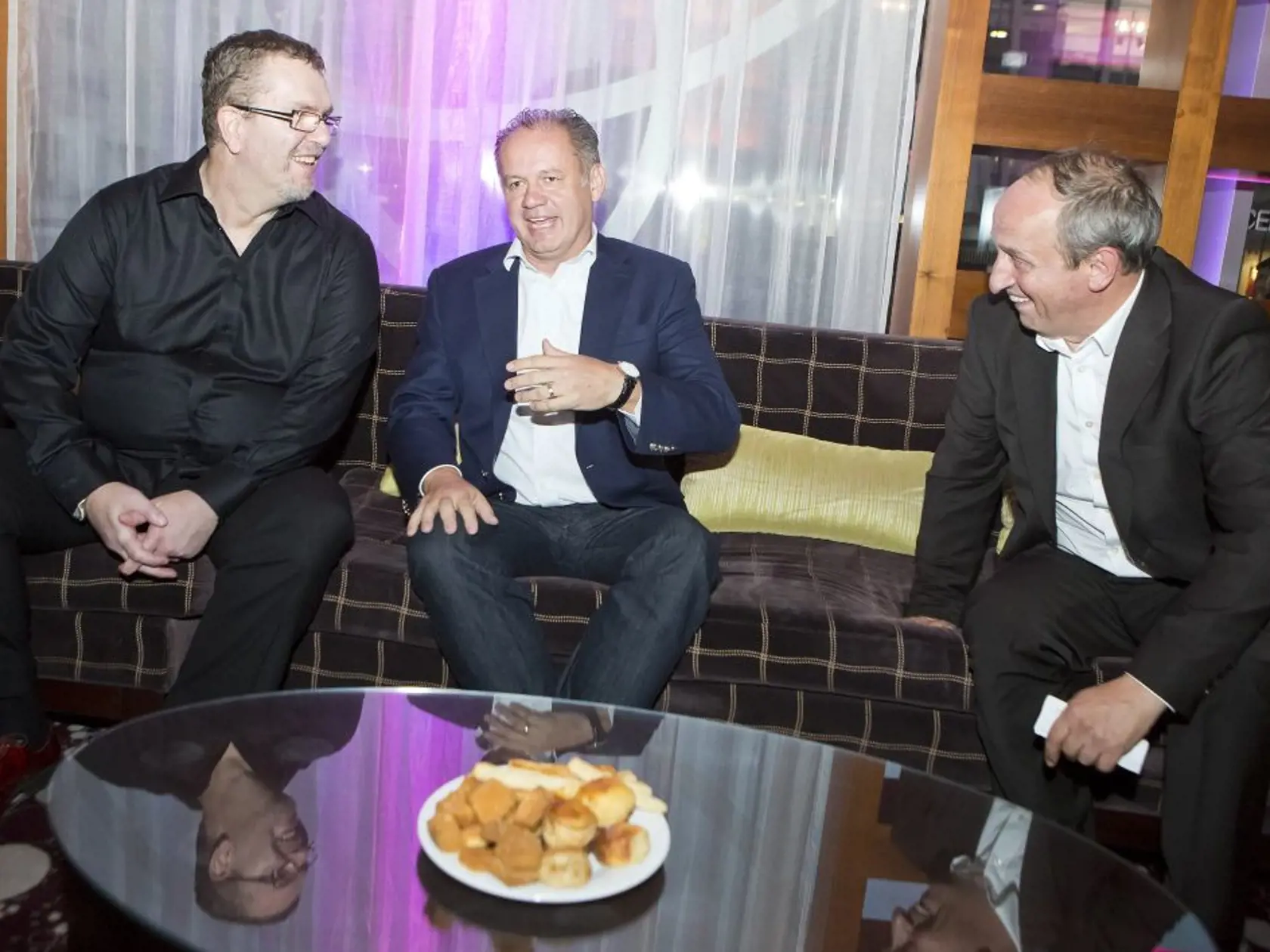Richard Muller, Andrej Kiska, Jan Kraus, krst