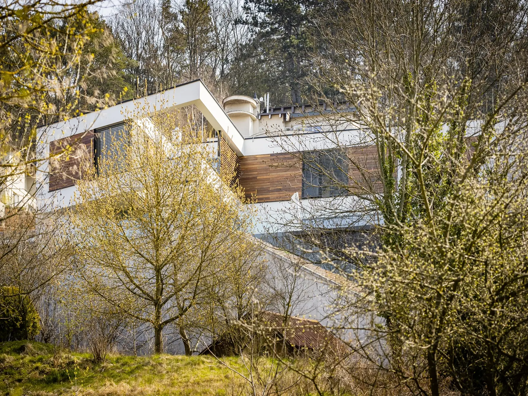 Na snímke rodinný dom hokejistu Mariána Gáborika v Trenčíne.