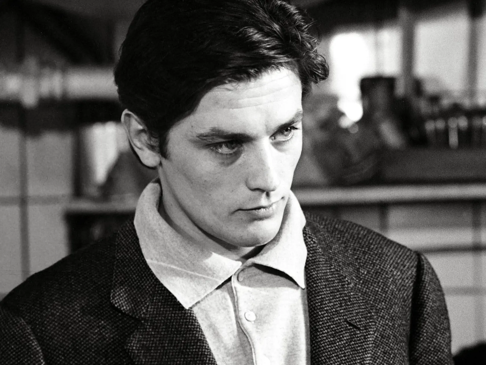 Alain Delon v najlepších rokoch.