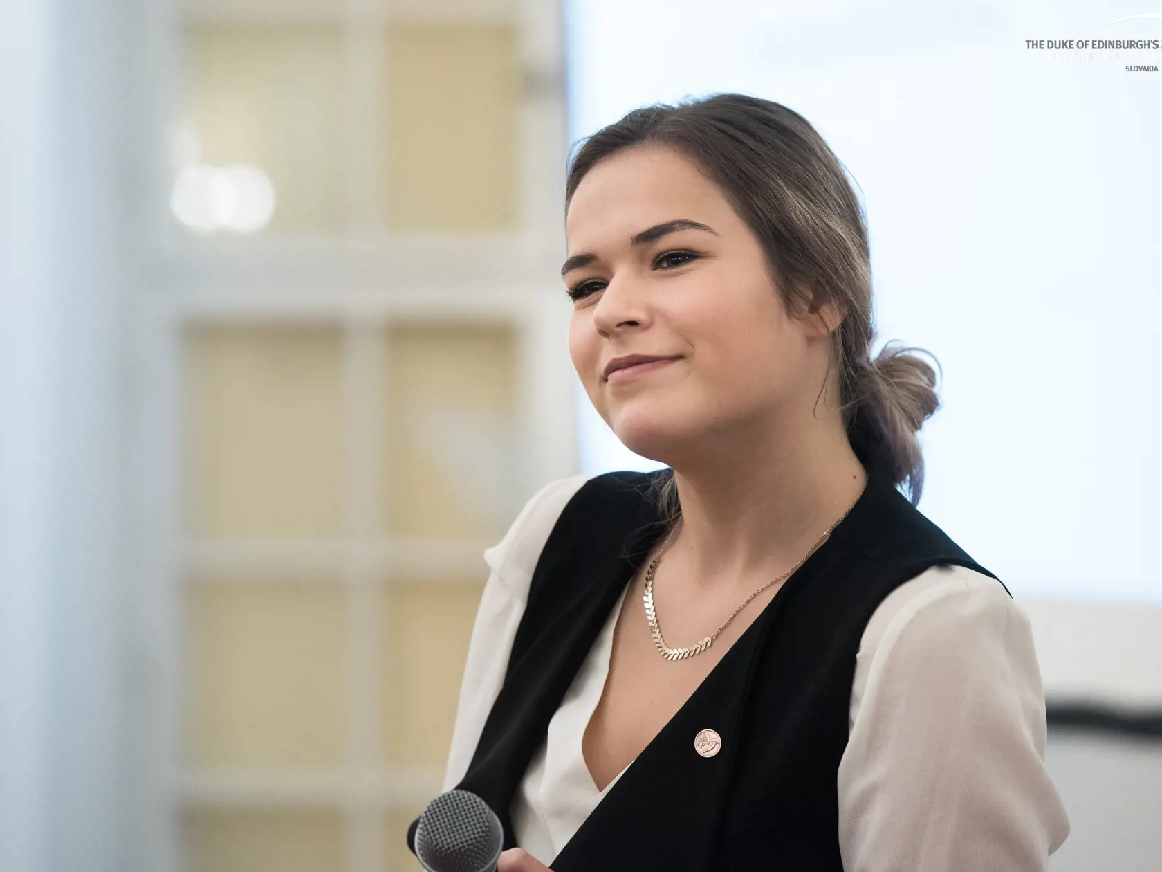 Lenka Božíková, bronzová absolventka DofE, z Gymnázia Dubnica nad Váhom