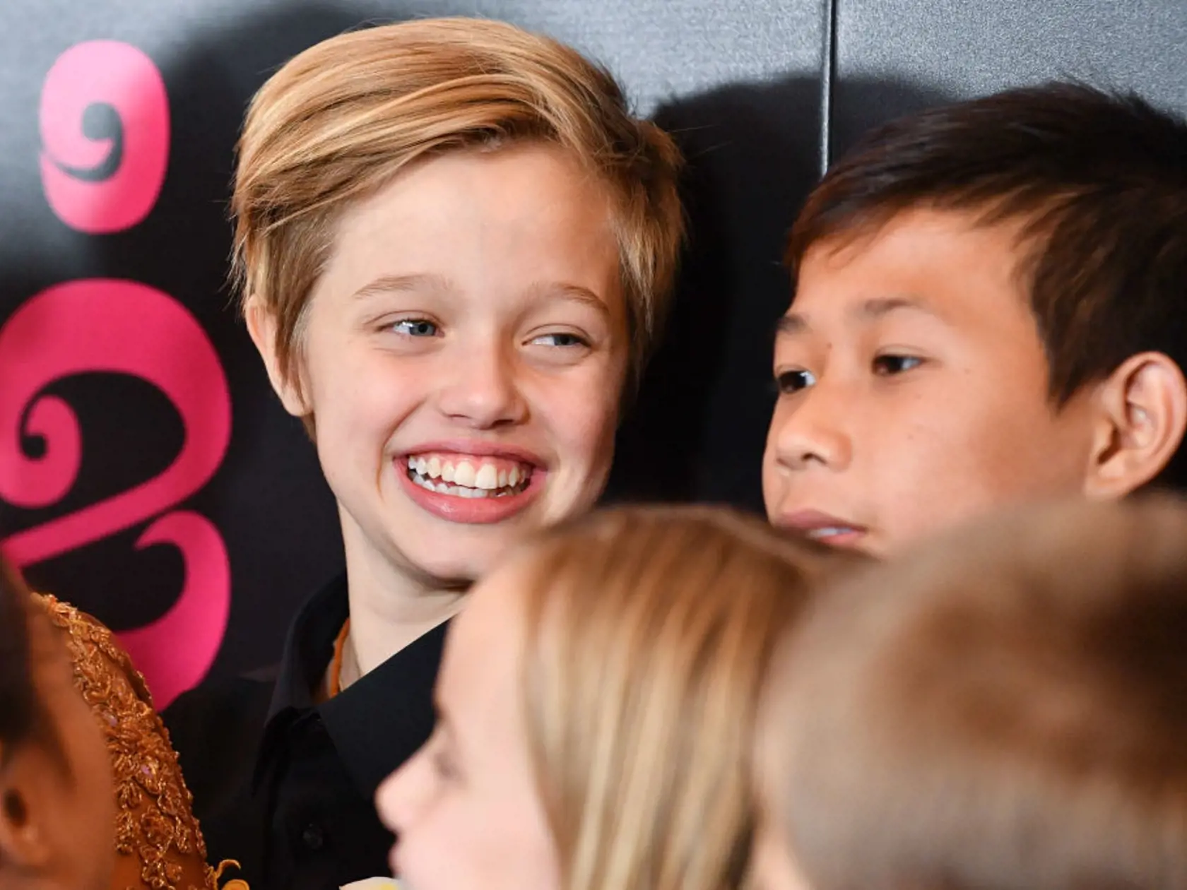 NEW YORK, NY - SEPTEMBER 14:  Shiloh Jolie-Pitt (L) attends the "First They Killed My Father" New York premiere at DGA Theater on September 14, 2017 in New York City.  (Photo by Dia Dipasupil/Getty Images)