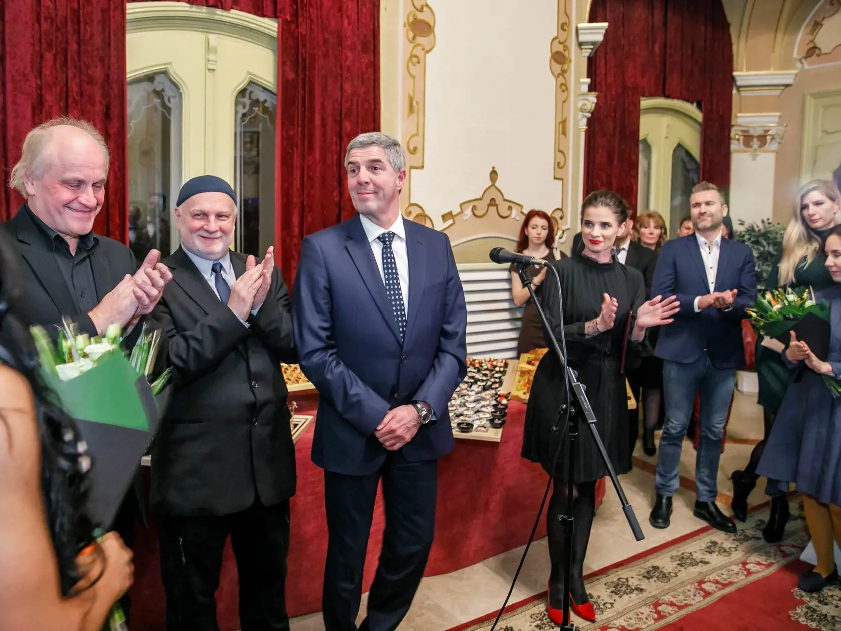 Michael Kocáb, Ondrej Šoth a Belá Bugár.