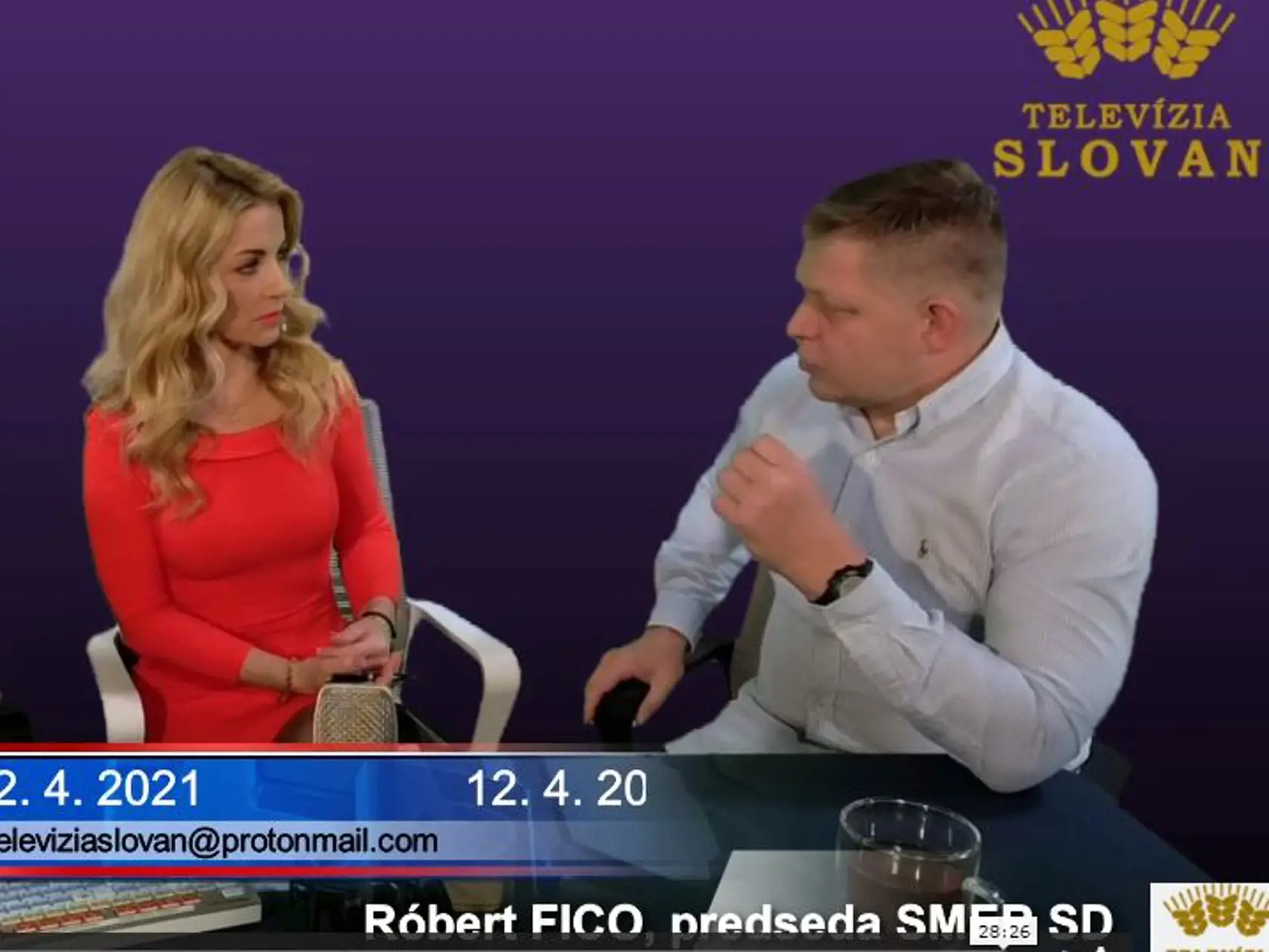 Martina Šimkovičová a Robert Fico.