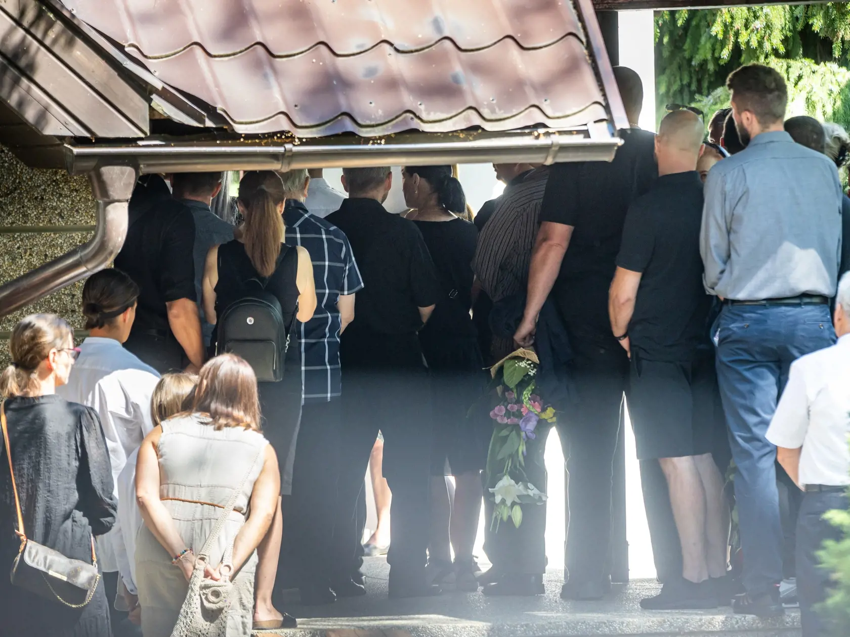 Pohreb Andrey, ktorú zavraždil stalker Ján v Novej Dubnici.