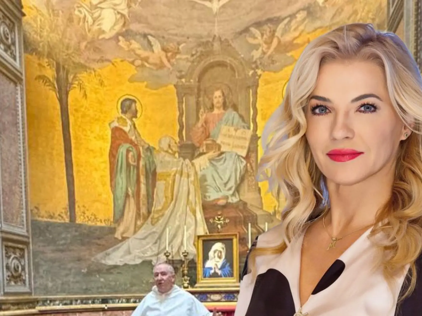 Na fotokoláži ministerka kultúry Martina Šimkovičová (nom. SNS).