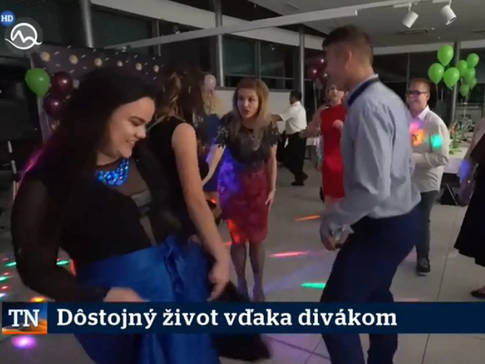 Záber z Lacovej stužkovej. 