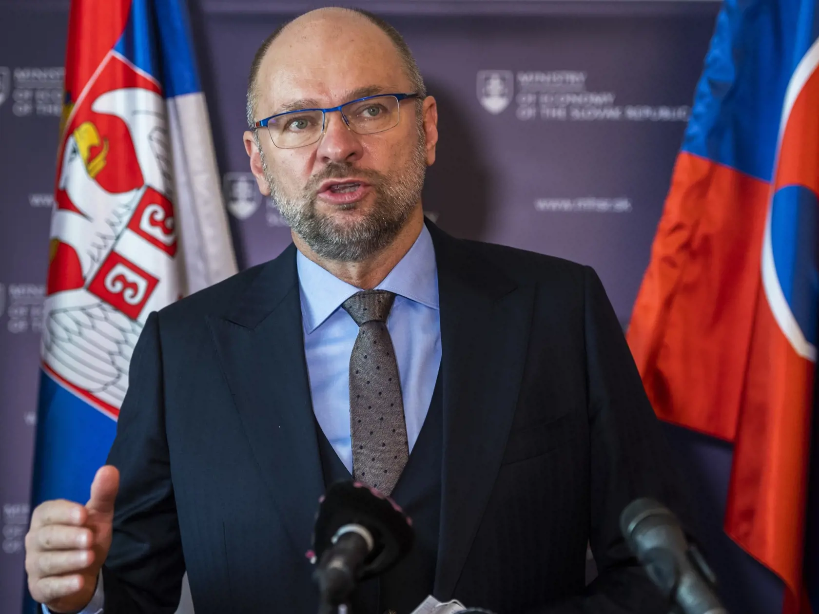 Minister hospodárstva SR a prvý podpredseda vlády pre ekonomiku SR Richard Sulík.