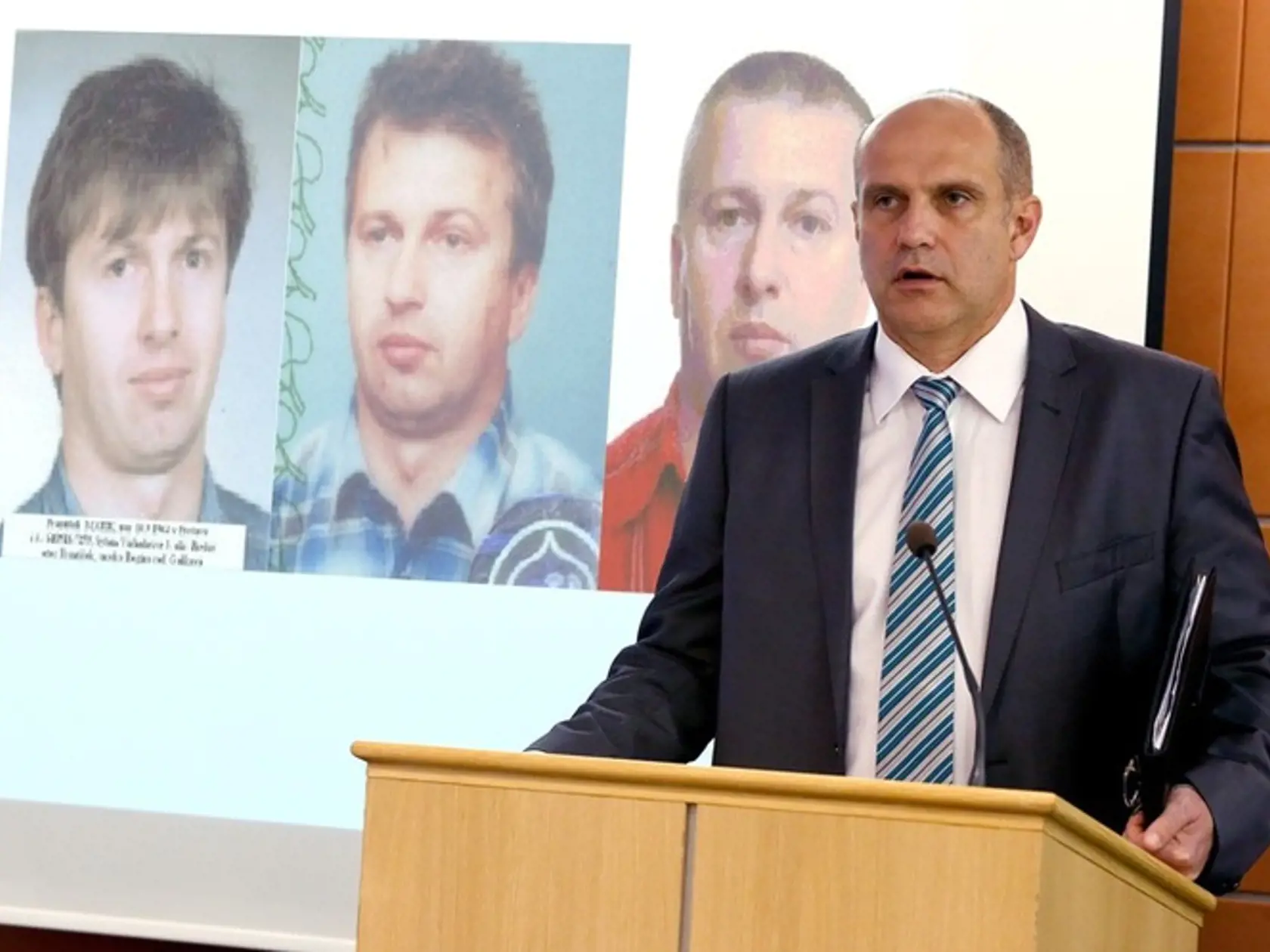 Viceprezident Policajného zboru Milan Lučanský.