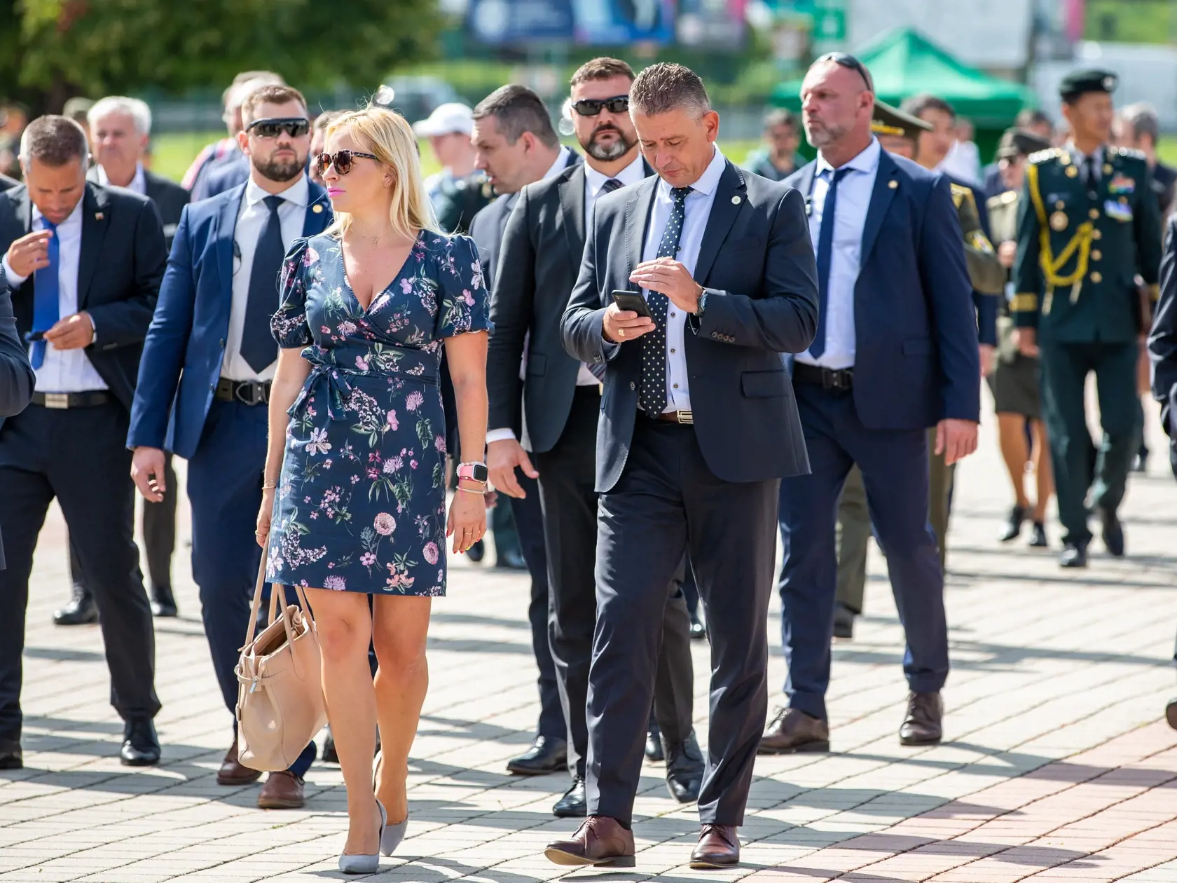 IDEB 2021 Incheba - prehliadka obrannej techniky v Bratislave. Na snímke je Roman Mikulec. 