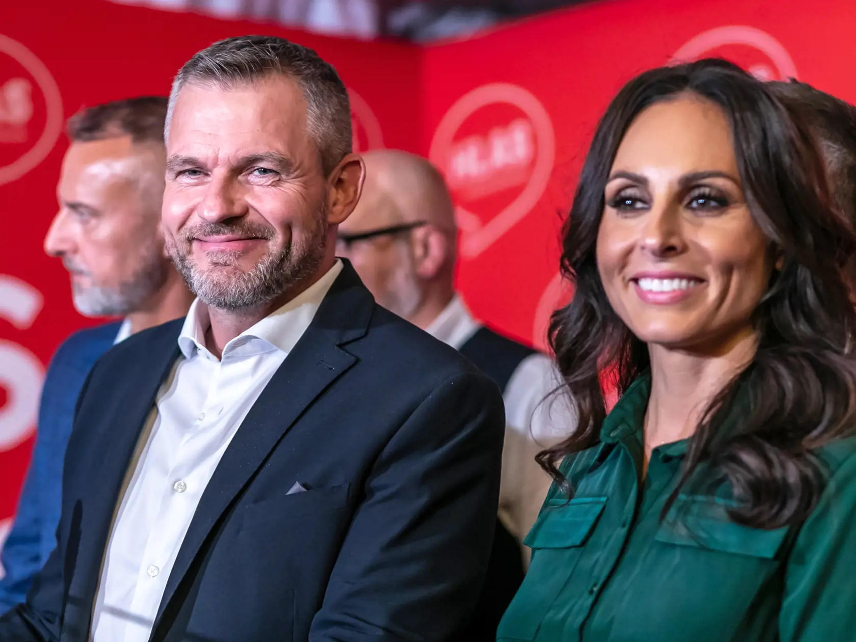 Na snímke tlačová konferencia politickej strany HLAS SD ku zhodnoteniu volieb v reštaurácii Aušpic.  
