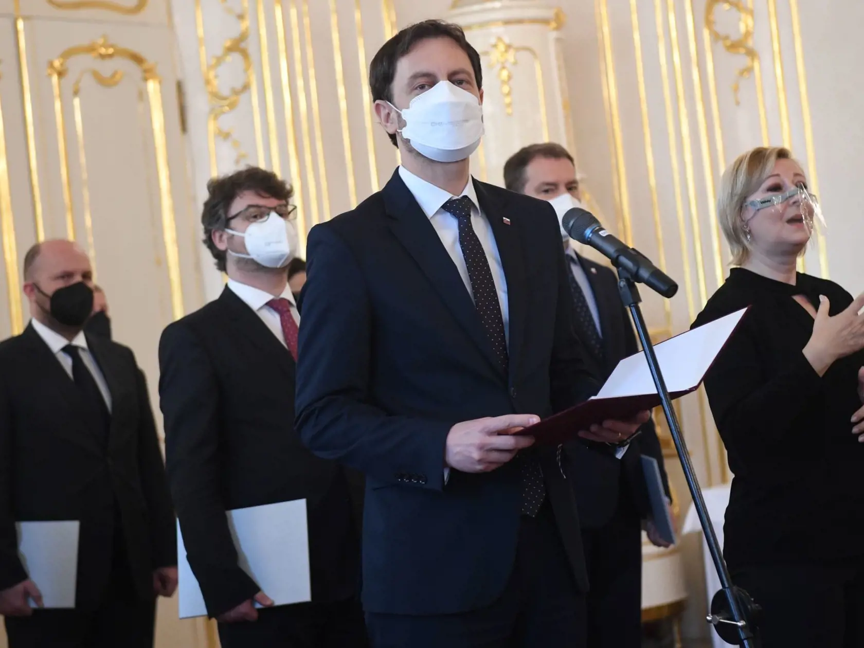 Prezidentka Zuzana Čaputová vymenovala novú vládu E. Hegera v Prezidentskom paláci