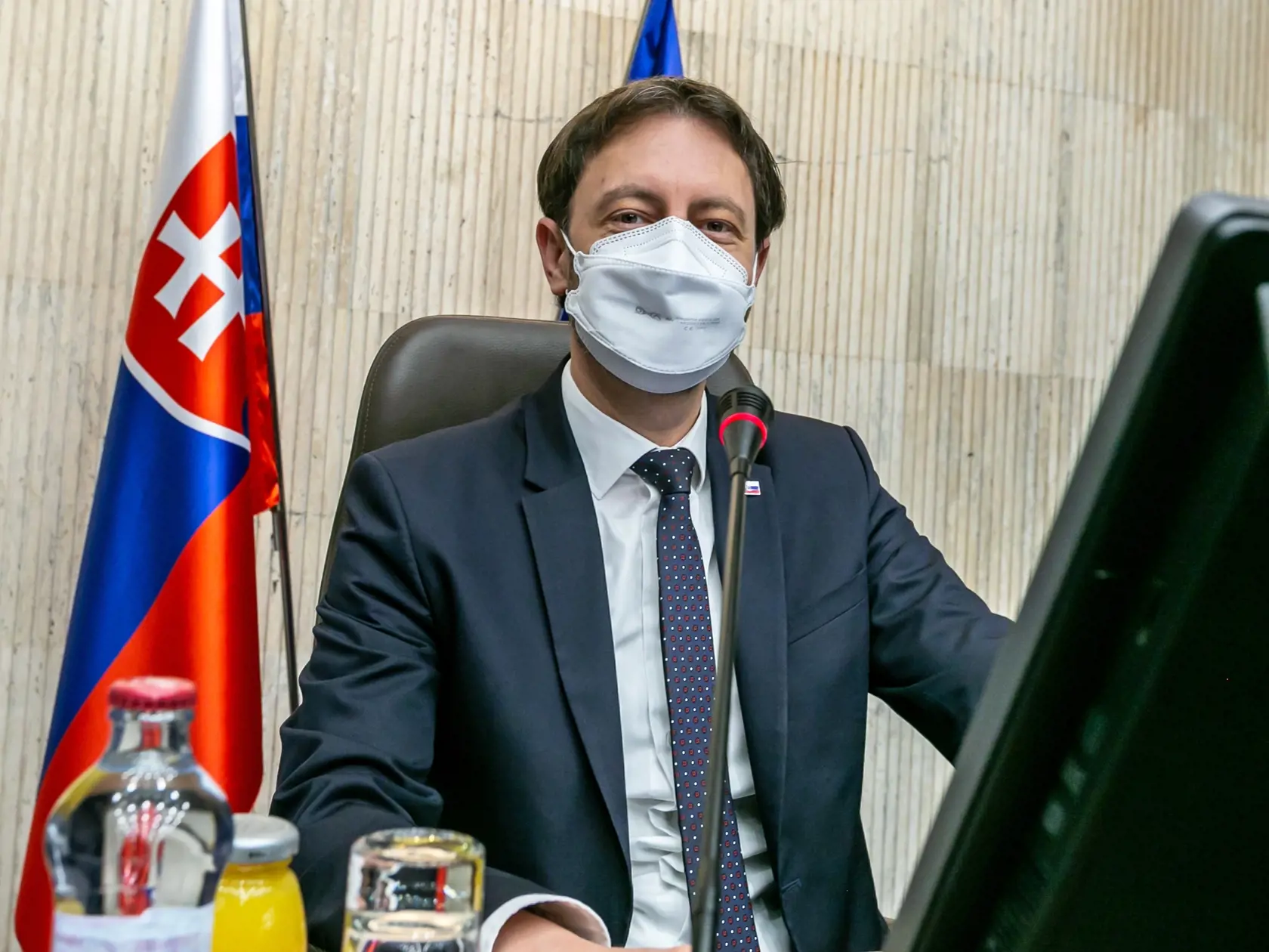Na snímke je 2. zasadanie vlády pod vedením premiéra Eduarda Hegera. 
