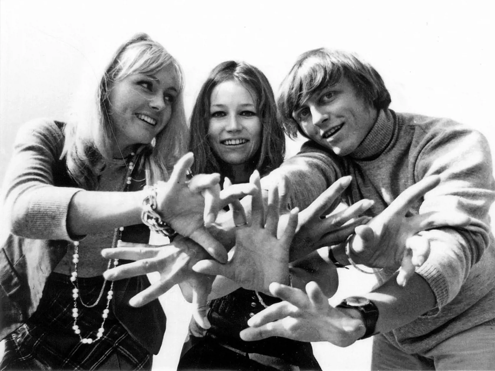 Slávne Golden Kids (zľava):  Helena Vondráčková, Marta  Kubišová a Václav Neckář.