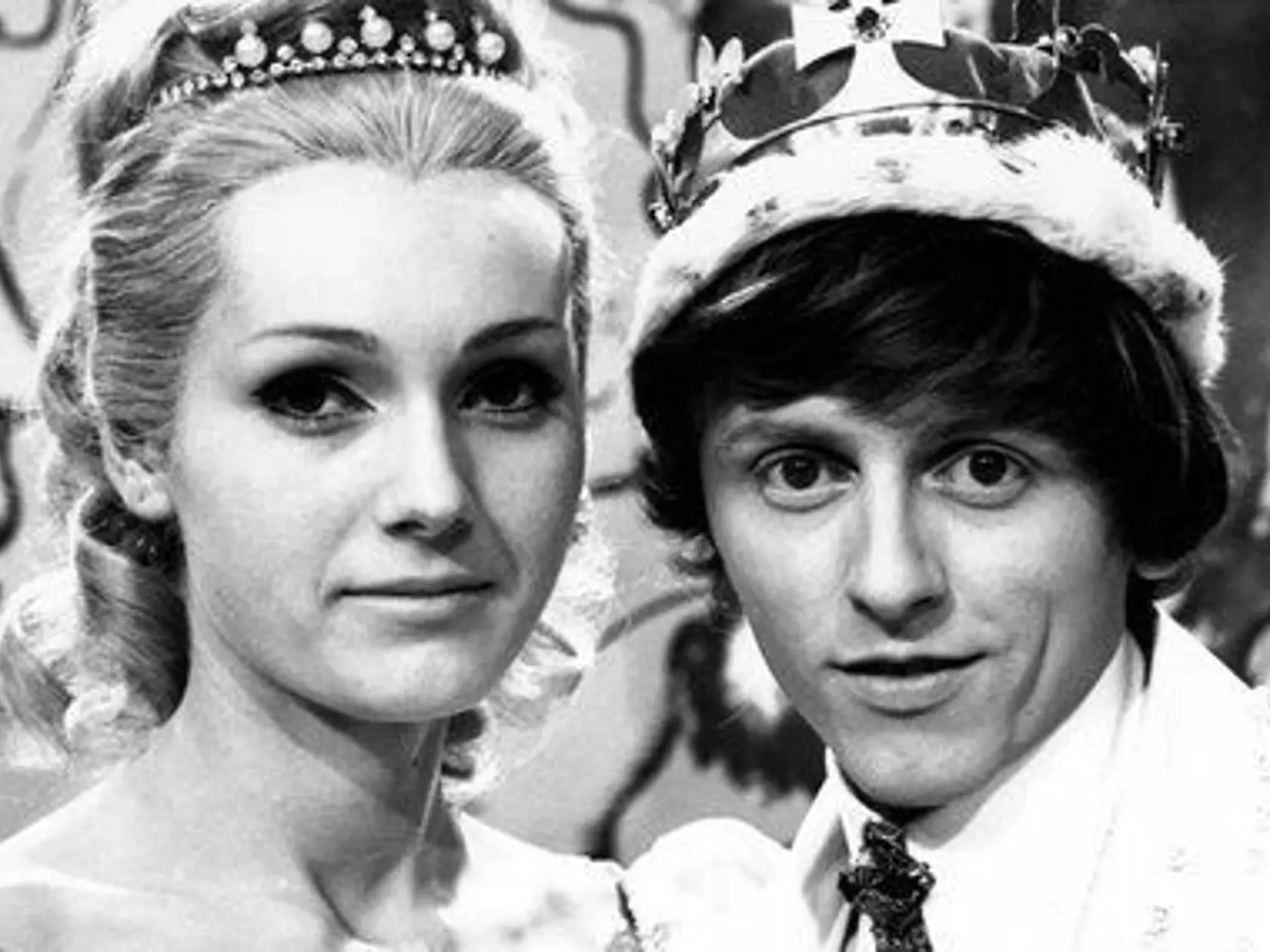 Helena Vondráčková a Václav Neckař v rozprávke Šílene smutná princezna.