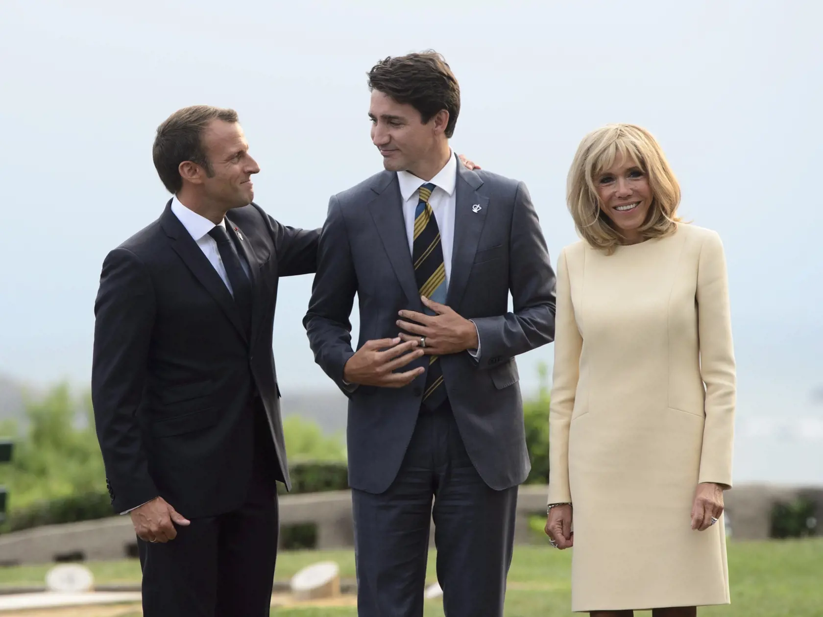 Brigitte Macron na samite lídrov G7 sprevádzala svojho manžela, francúzskeho prezidenta Emmanuela Macrona.