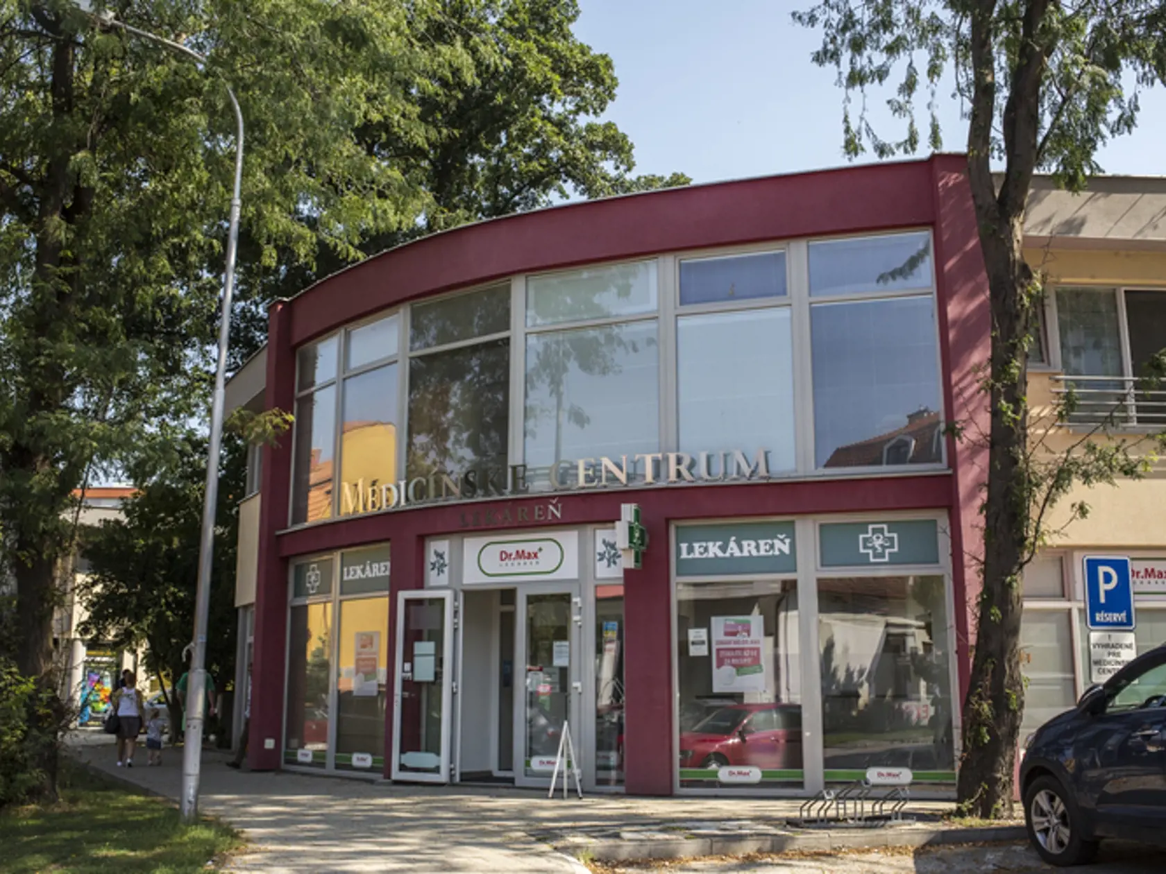 Budova, kde sídli ambulancia psychiatra Straku.
