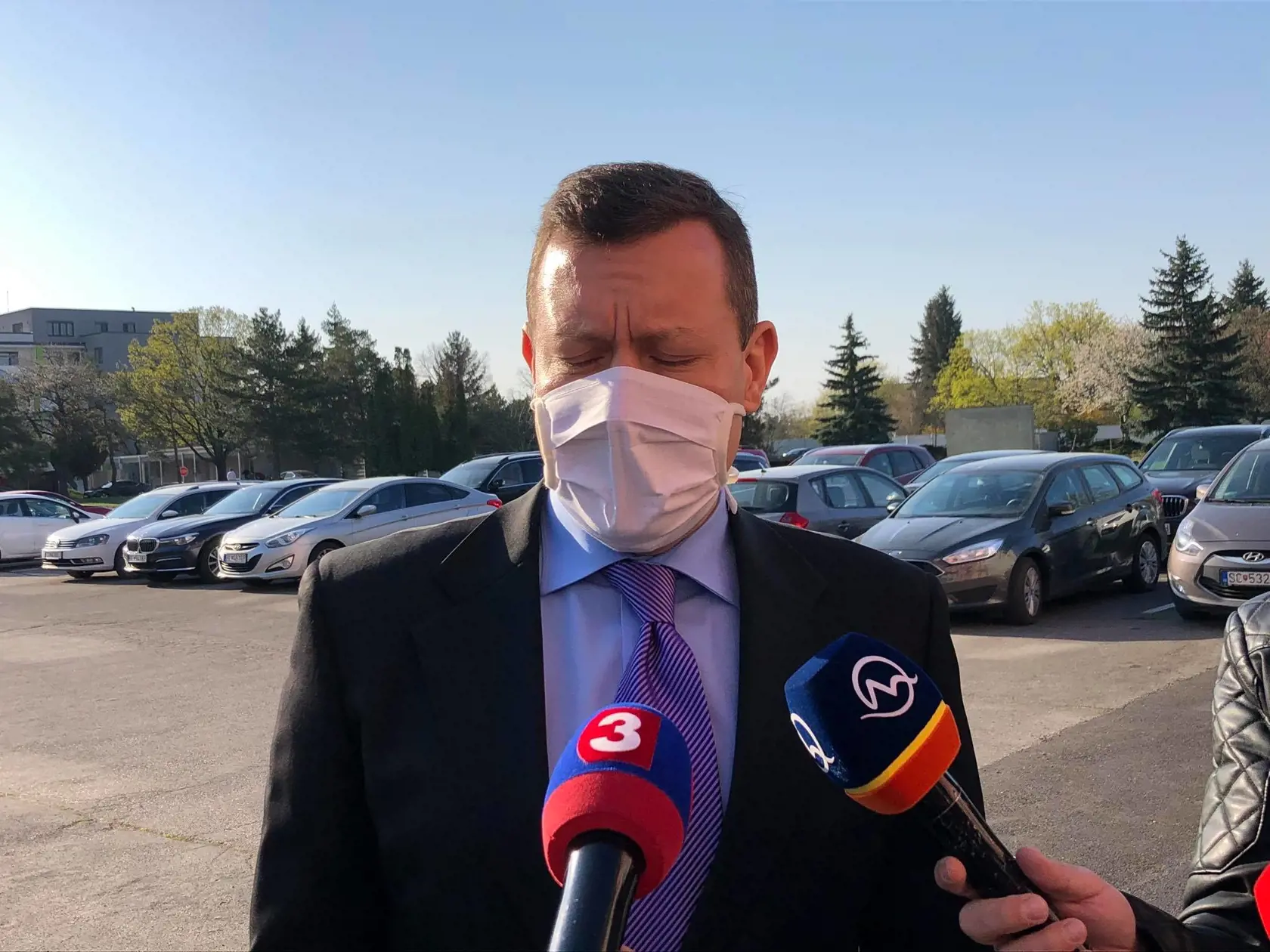 Právny zástupca rodiny Kuciakovcov Daniel Lipšic na pojednávaní s Miroslavom Marčekom.