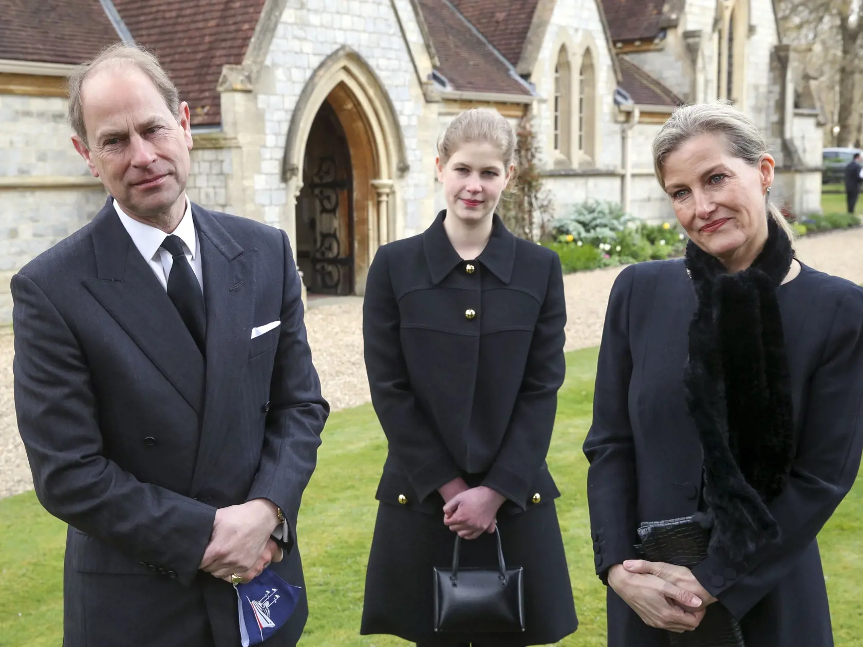 Princ Edward, Lady Louise a grófka Sophie