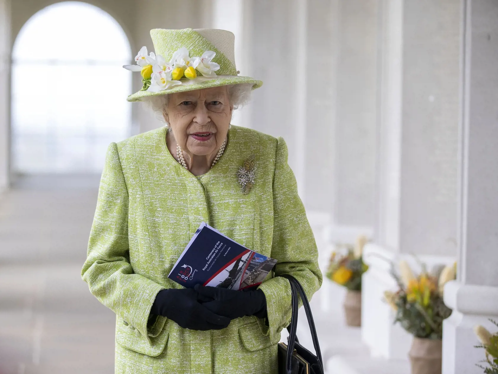 Na snímke britská kráľovná Alžbeta II.