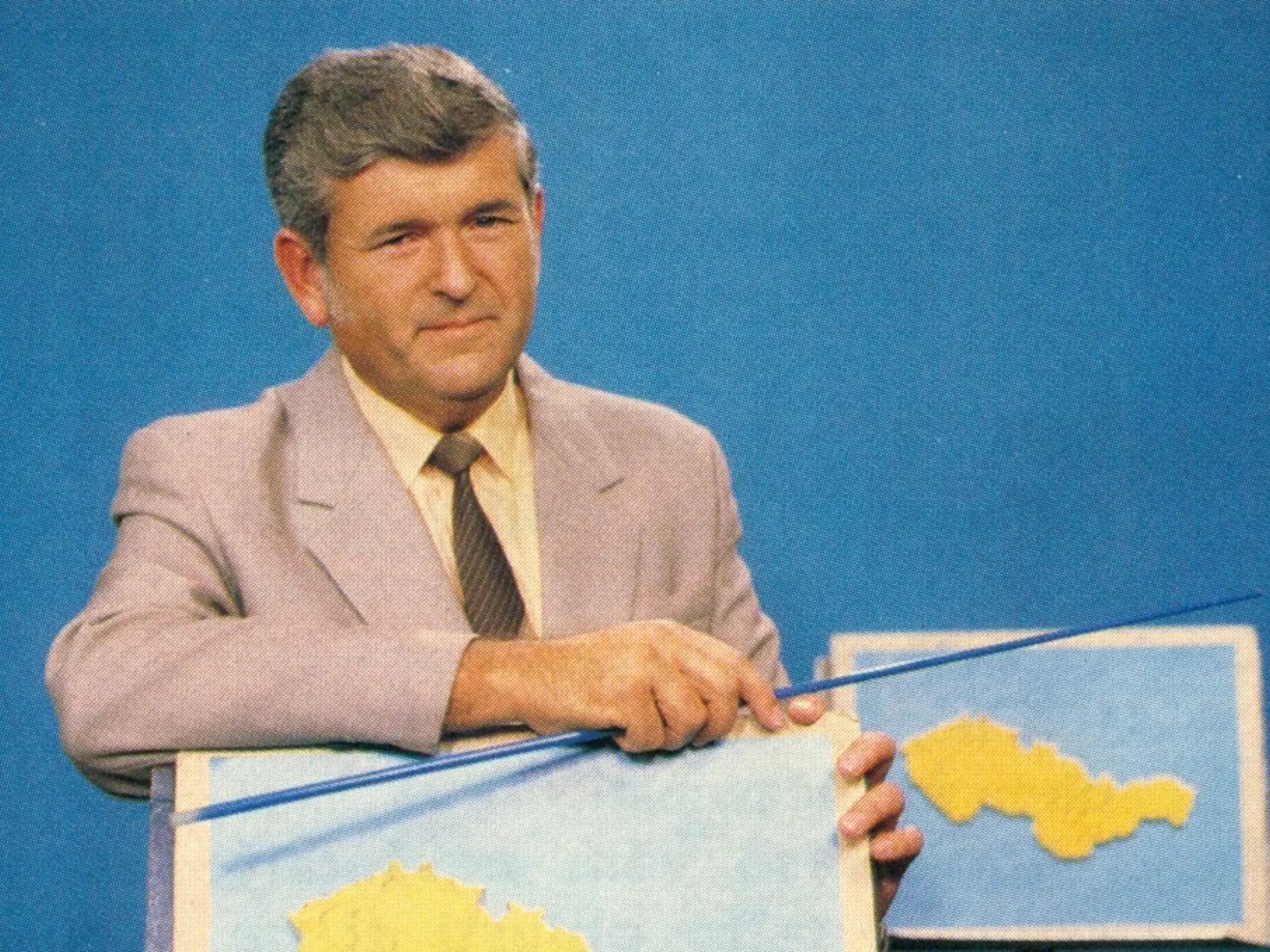 1986 - Na začiatku kariéry si pomôcky do relácie vyrábal sám.