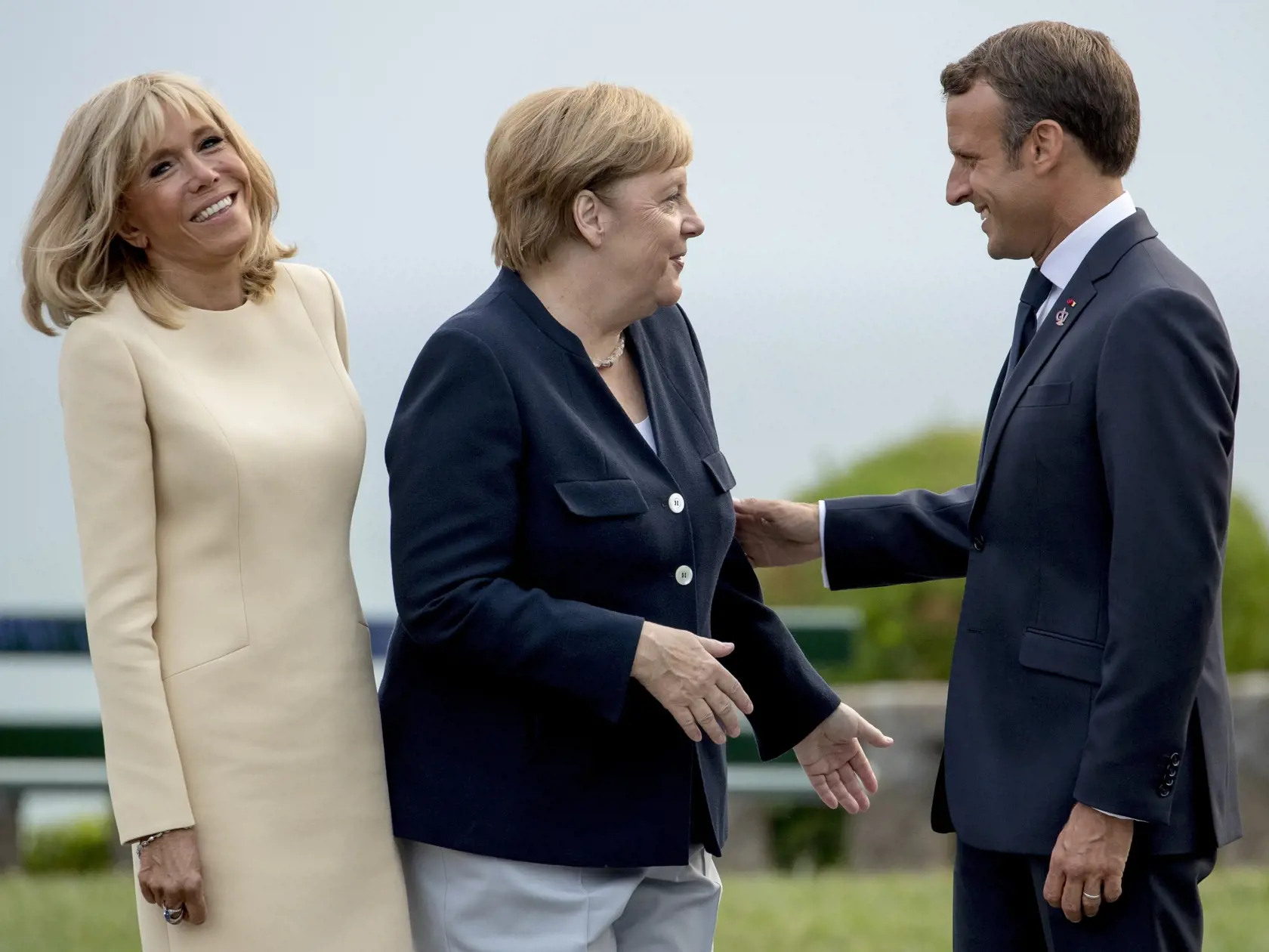 Brigitte Macron na samite lídrov G7 sprevádzala svojho manžela, francúzskeho prezidenta Emmanuela Macrona.