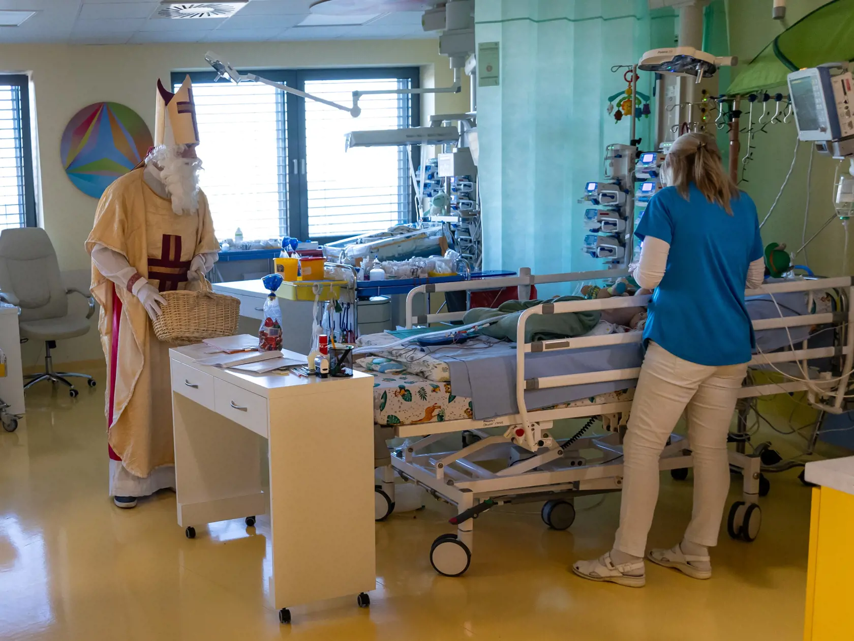 Mikuláš a vianočné trhy v Detskom kardiocentre