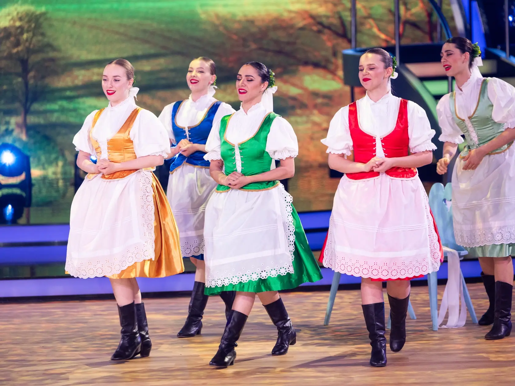 Eva Burešová počas ôsmeho kola Let's dance 2025. 