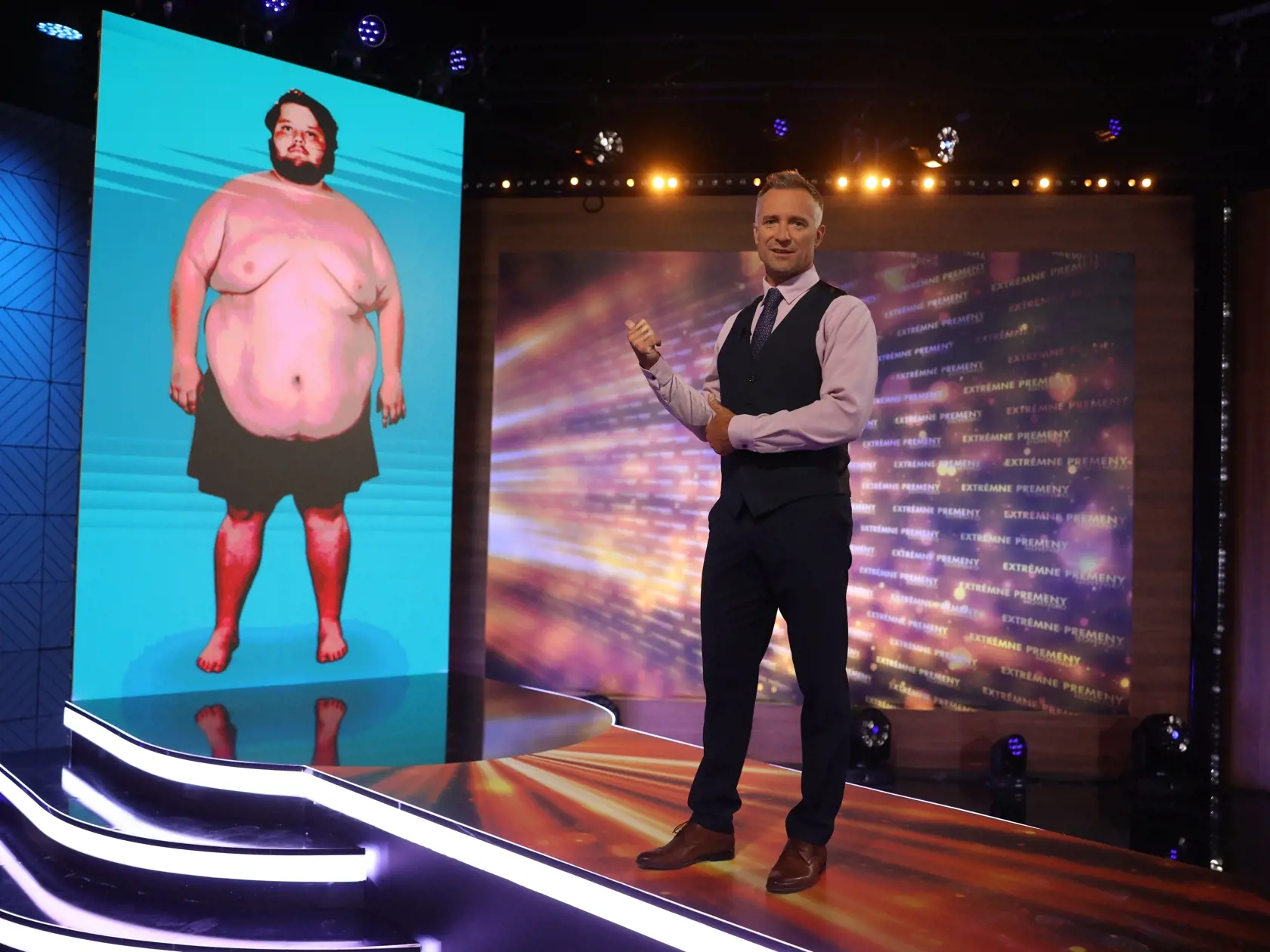 Maroš Molnár počas galavečera s Ľubom.