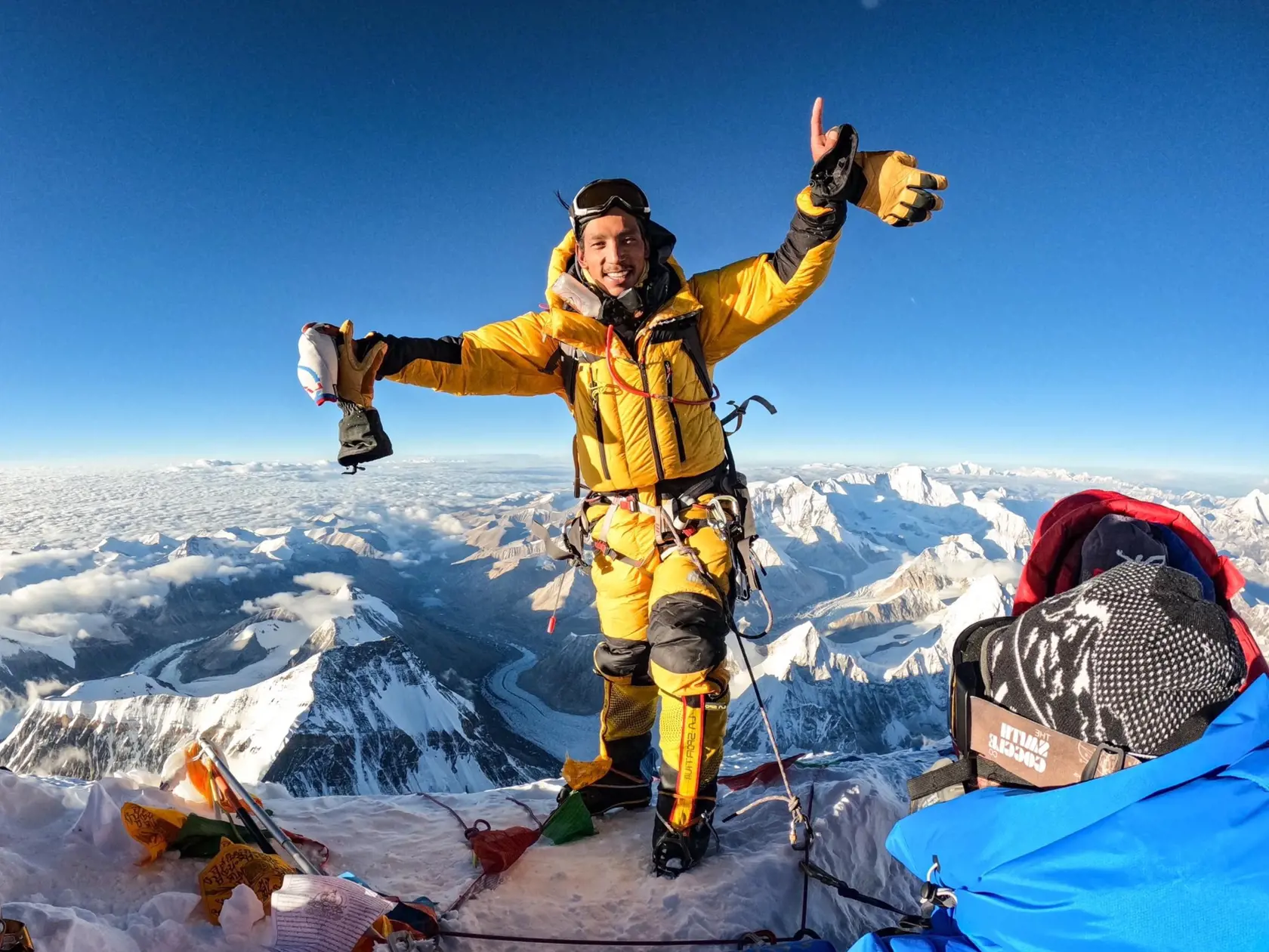 Pemba Gelje Sherpa bol jedným z hrdinov, ktorí vytiahli z nebezpečnej ľadovej trhliny telo špičkového slovenského horolezca.