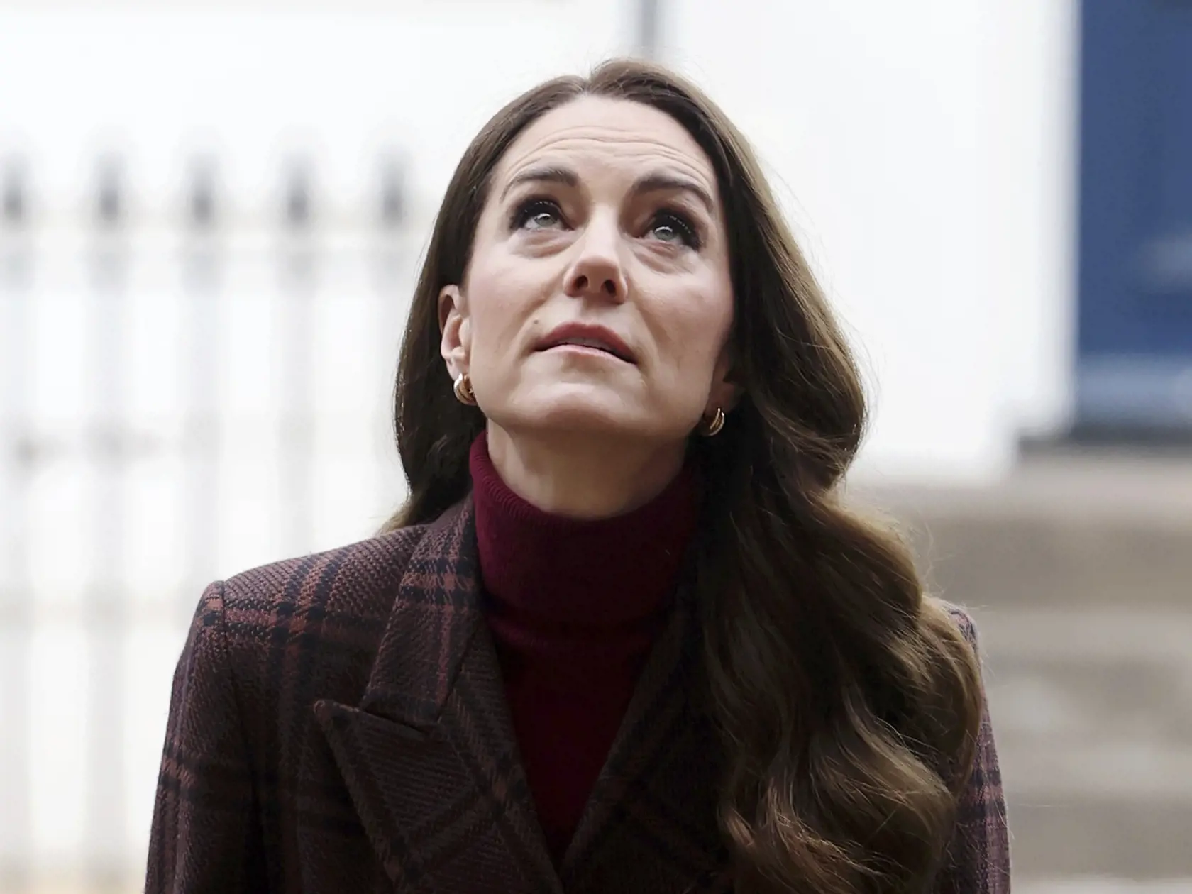 Kate, princezná z Walesu, prichádza na návštevu nemocnice Royal Marsden Hospital, kde sa liečila na rakovinu, v Londýne 14. januára 2025. FOTO TASR/AP