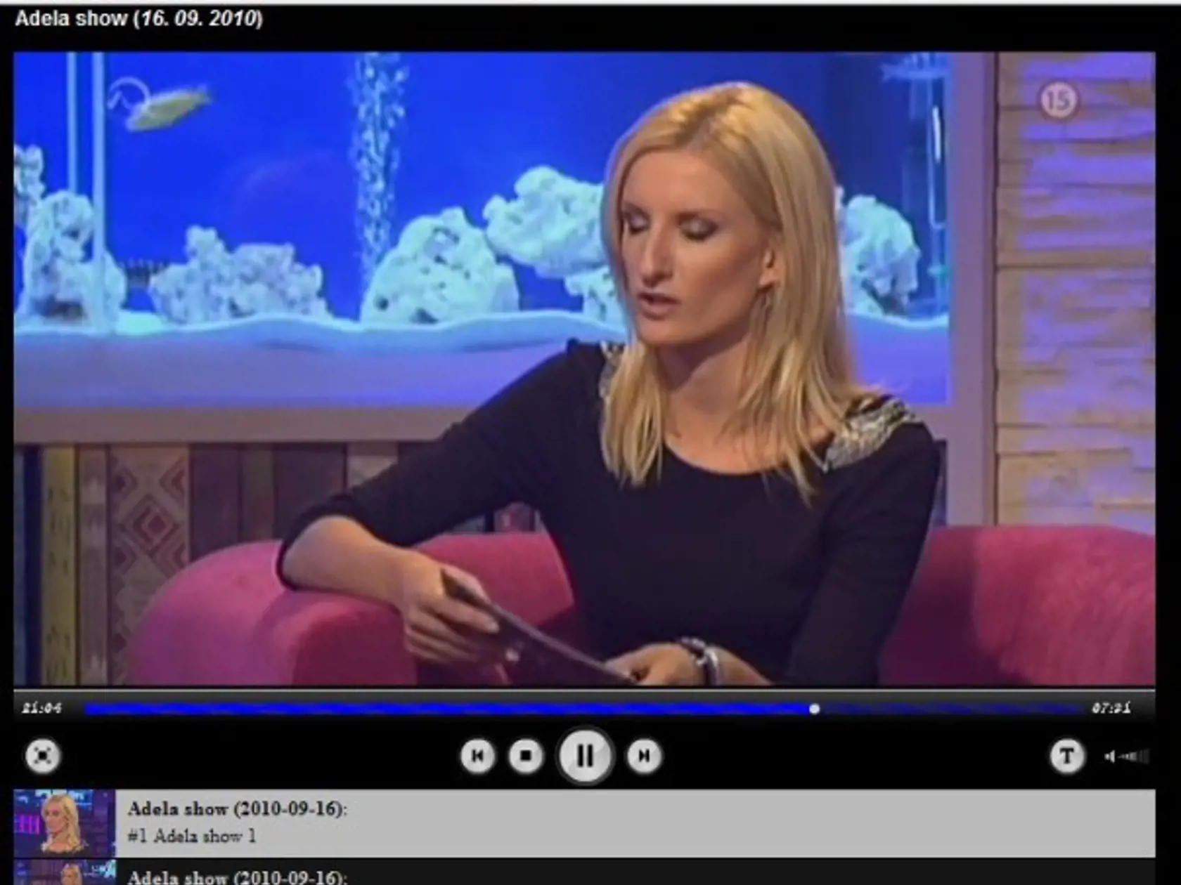 Hostiteľka a moderátorka show Adela Banášová.