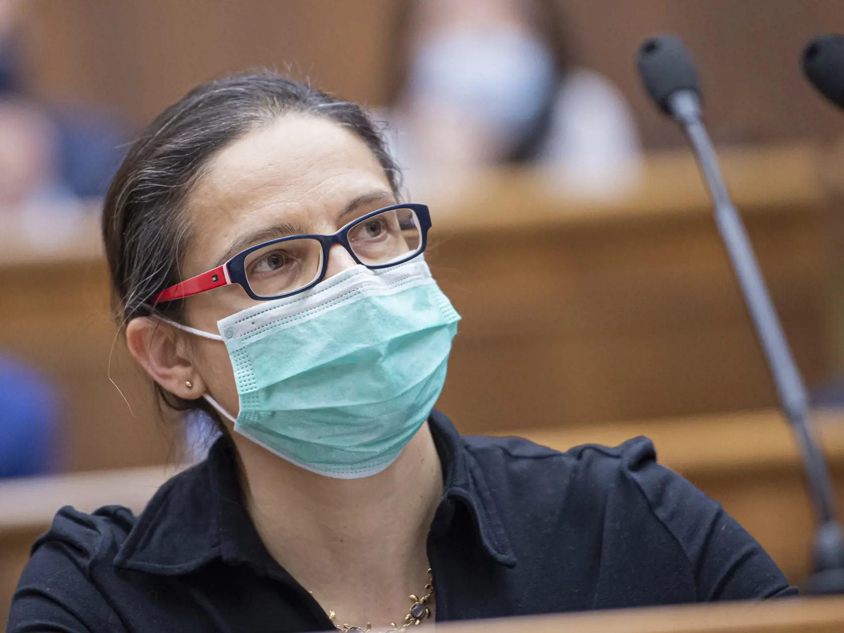 Na snímke je ministerka spravodlivosti SR Mária Kolíková (Za ľudí).