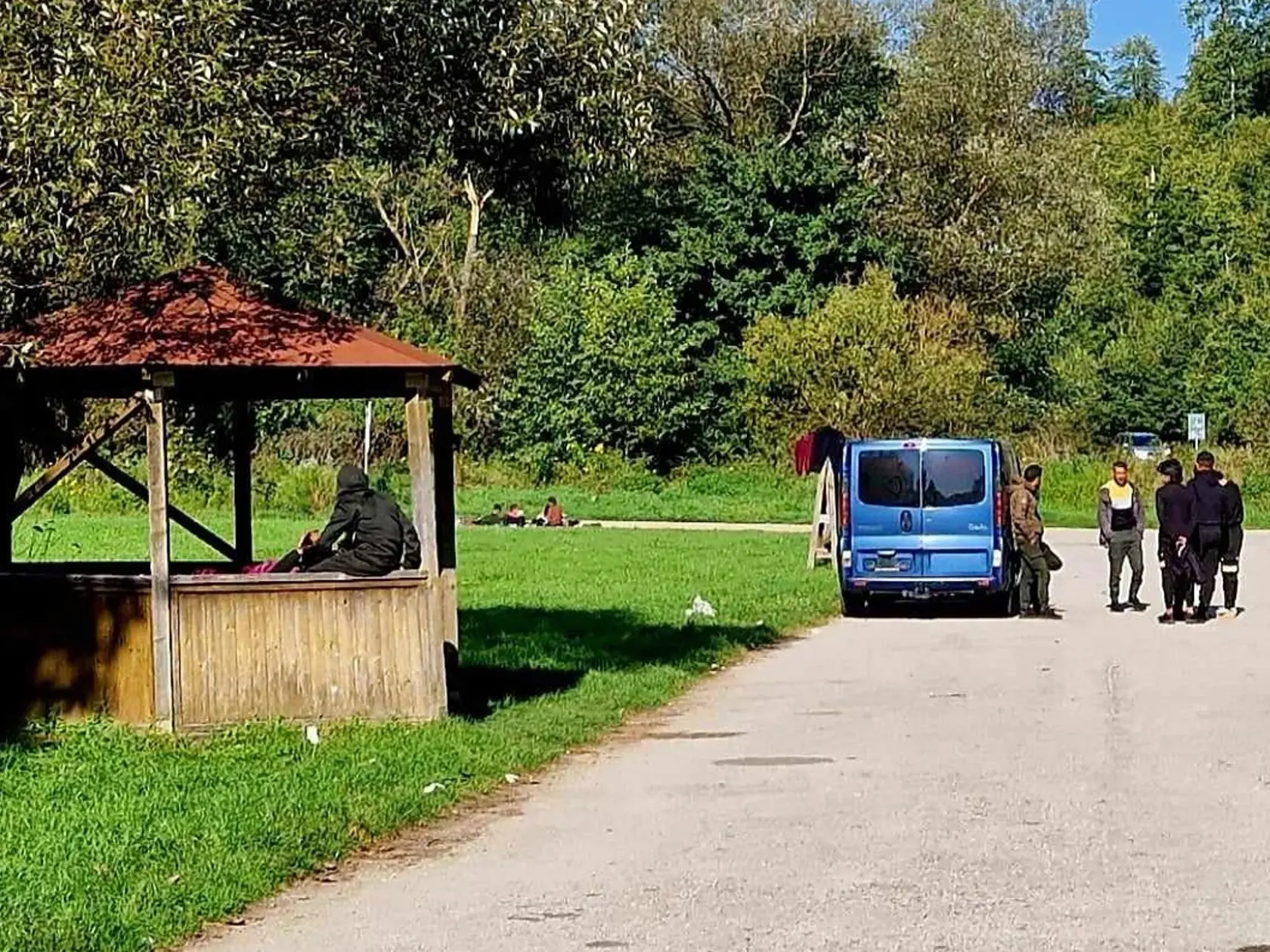 Parkovisko vo vlastníctve obce Horné Srnie...