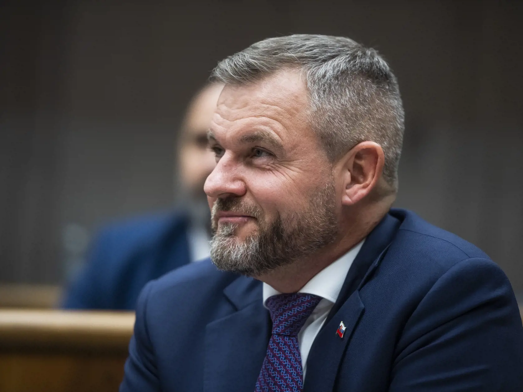 Na snímke poslanec NRSR Peter Pellegrini (nezaradený) počas 73. schôdze NRSR o odvolaní podpredsedu vlády a ministra financií SR Igora Matoviča (OĽaNO) v Bratislave 28. septembra 2022.