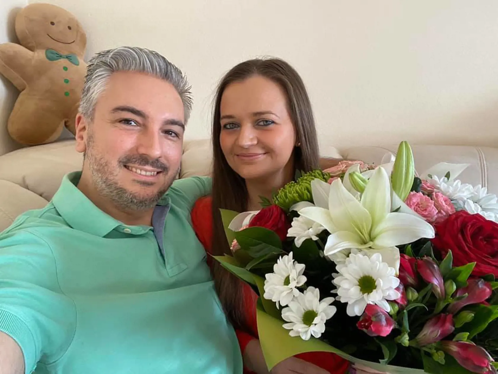 Rastislav Trnka s manželkou Patríciou.