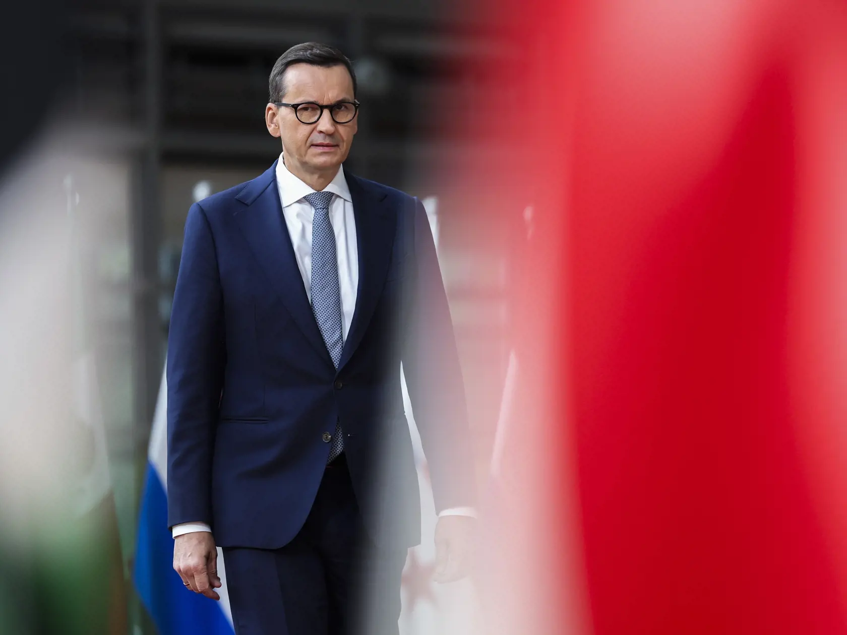 KK17 Brusel - Poľský premiér Mateusz Morawiecki prichádza na druhý deň summit EÚ a Spoločenstva štátov Latinskej Ameriky a Karibiku (CELAC) 18. júla 2023 v Bruseli. FOTO TASR/AP
Poland's Prime Minister Mateusz Morawiecki arrives for the third EU-CELAC summit that brings together leaders of the EU and the Community of Latin American and Caribbean States, in Brussels, Belgium, Tuesday, July 18, 2023. (AP Photo/Geert Vanden Wijngaert)