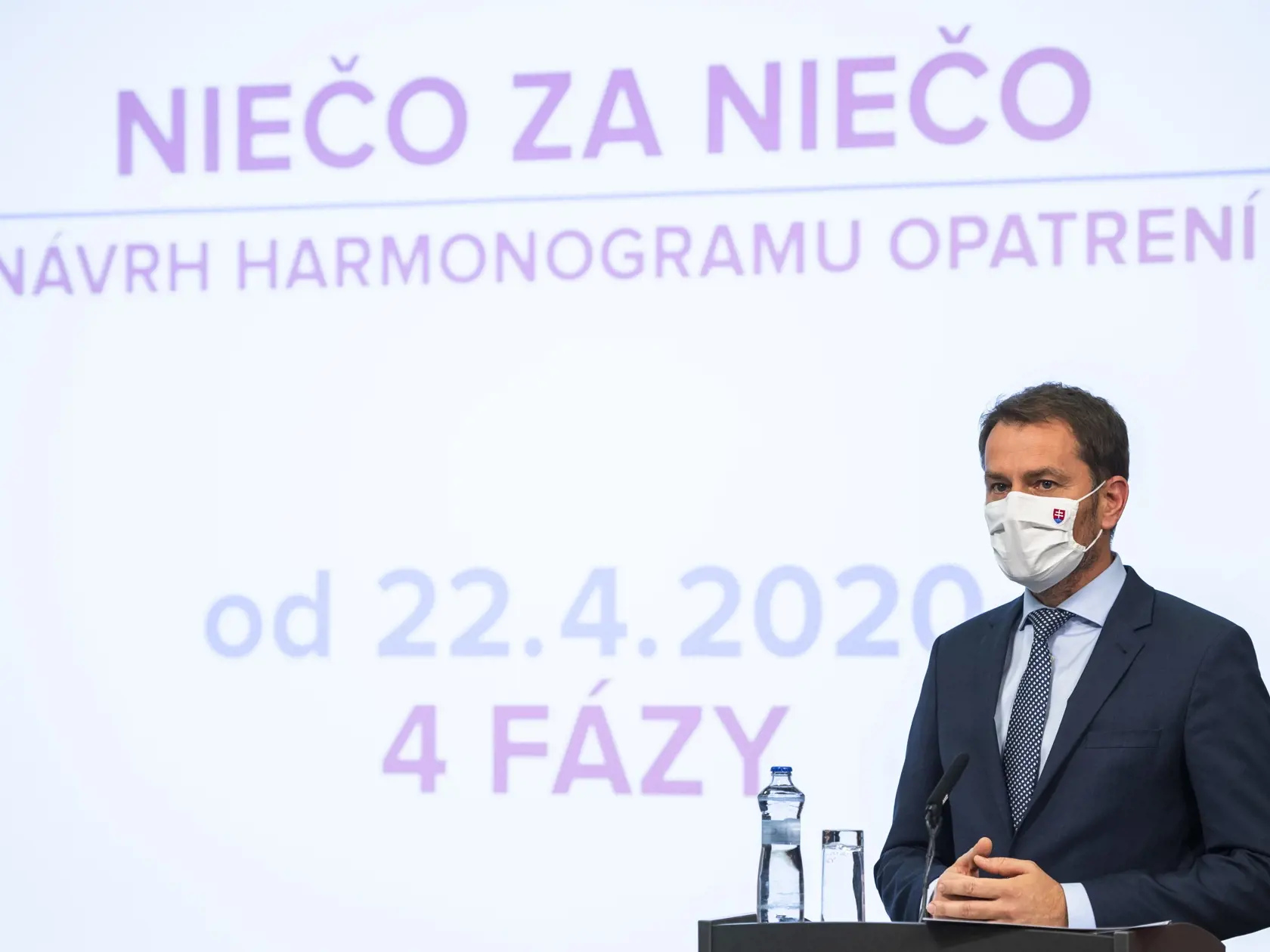 Na snímke predseda vlády SR Igor Matovič (OĽaNO)