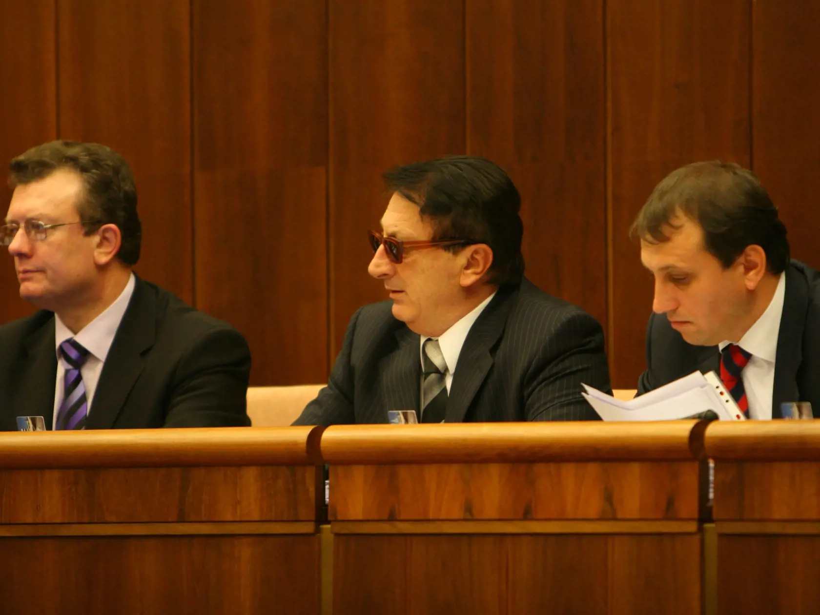 Poslanci: Jozef Halecký, Milan Urbani, Jozef Burian. (archívne foto)
