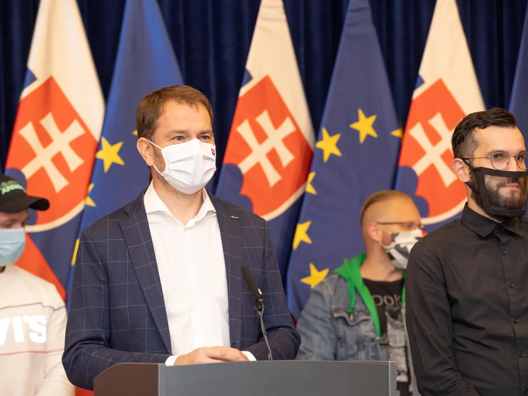 Brífing predsedu vlády Igora Matoviča po stretnutí so zástupcami fitnescentier.