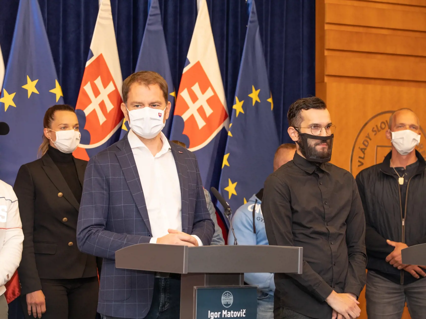 Brífing predsedu vlády Igora Matoviča po stretnutí so zástupcami fitnescentier.