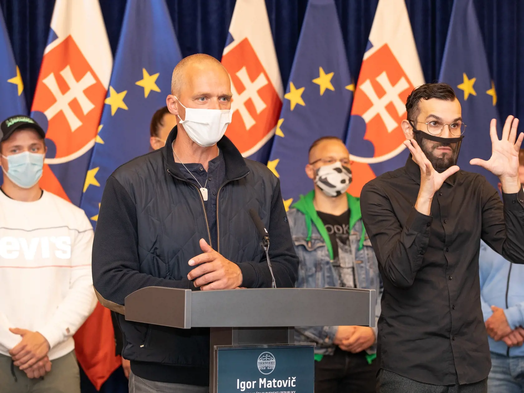 Brífing predsedu vlády Igora Matoviča po stretnutí so zástupcami fitnescentier.