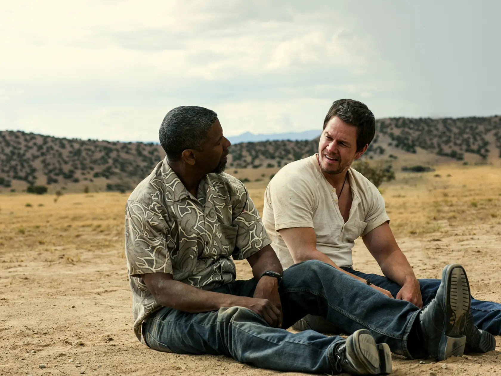 Denzel Washington, left, and Mark Wahlberg star in Columbia Pictures' "2 GUNS."