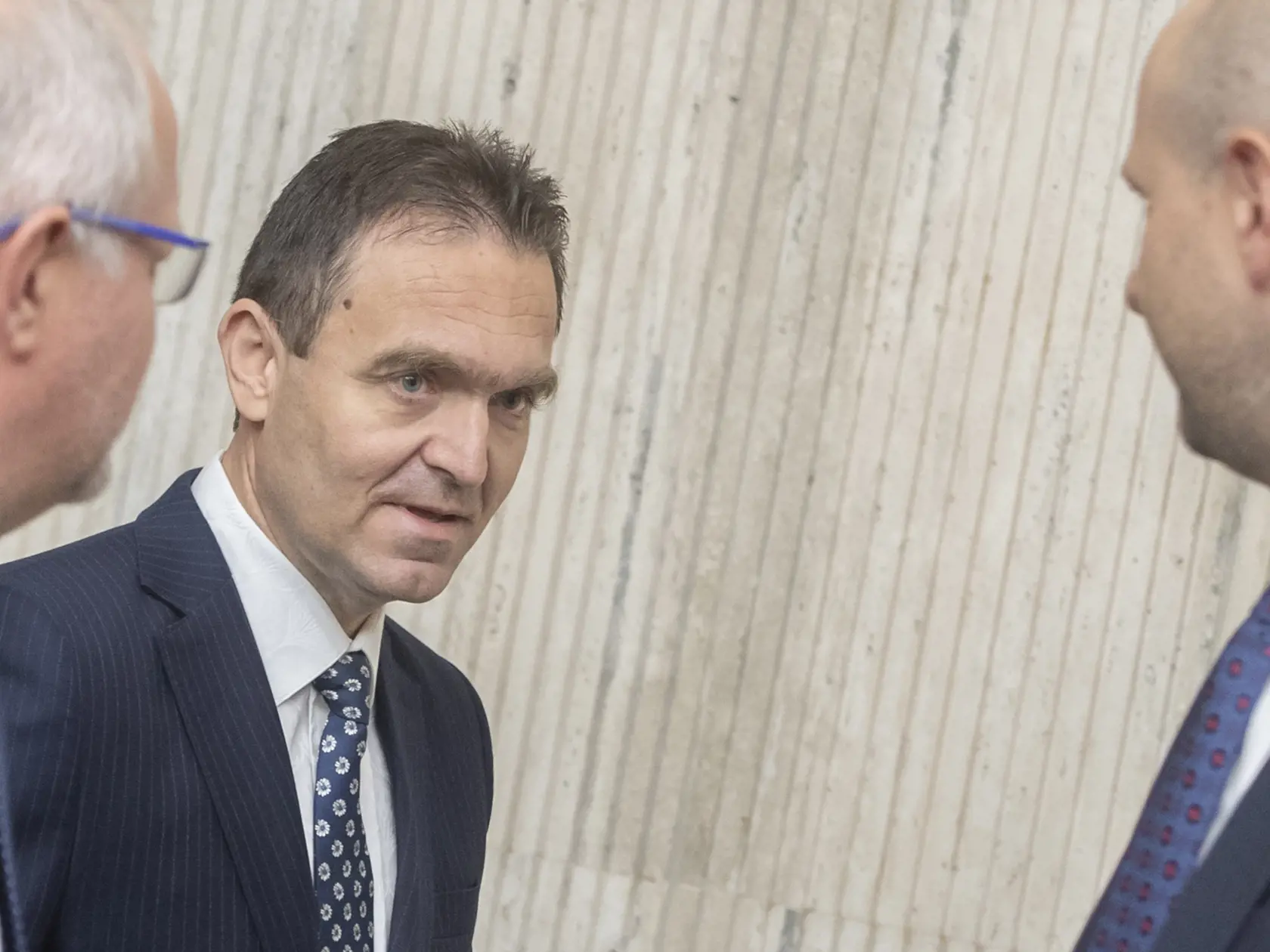 Na snímke dočasne poverený premiér SR Ľudovít Ódor počas 18. zasadnutia vlády SR 4. októbra 2023 v Bratislave. FOTO TASR - Martin Baumann
