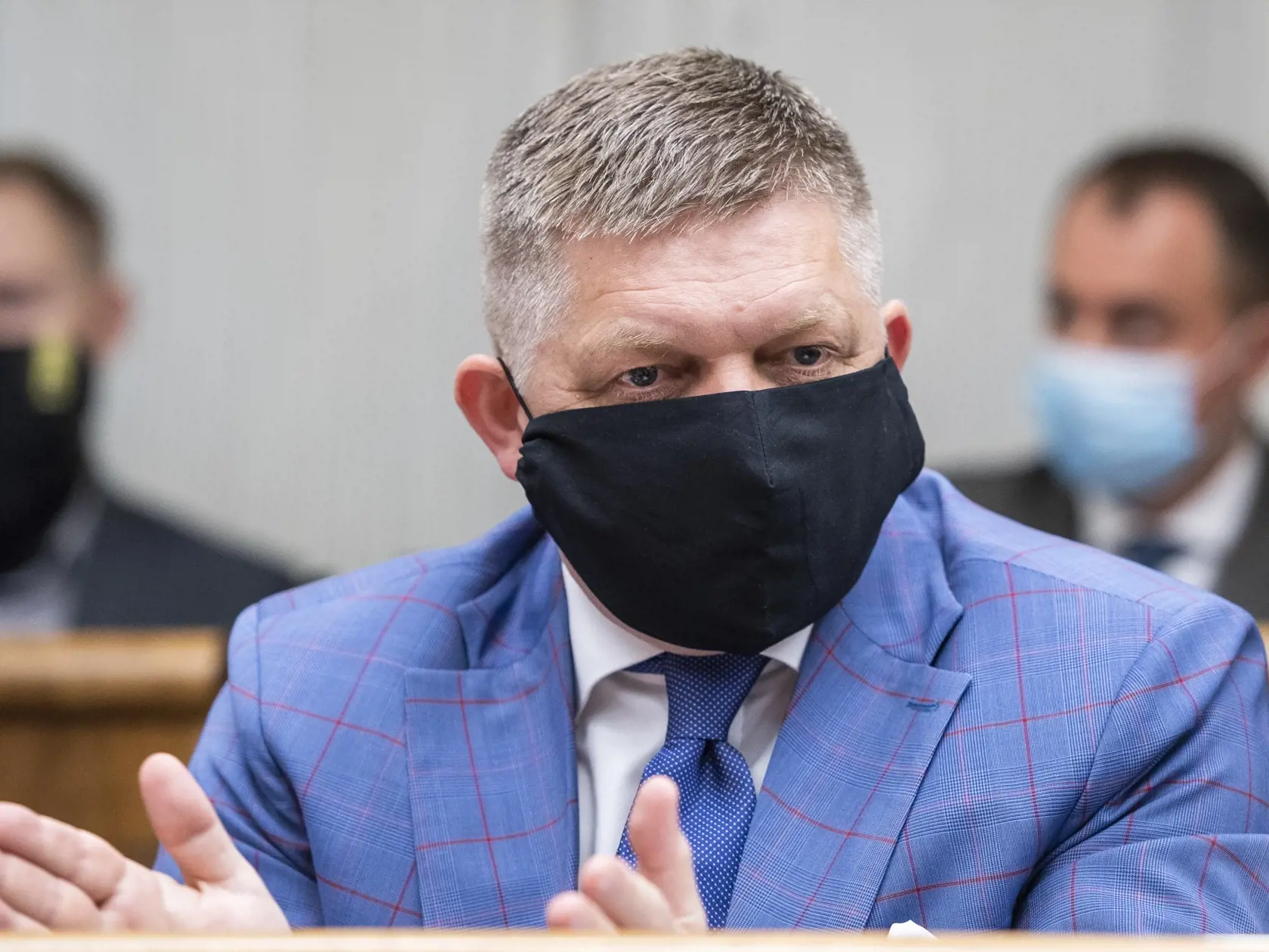 Na snímke predseda strany SMER - sociálna demokracia Robert Fico