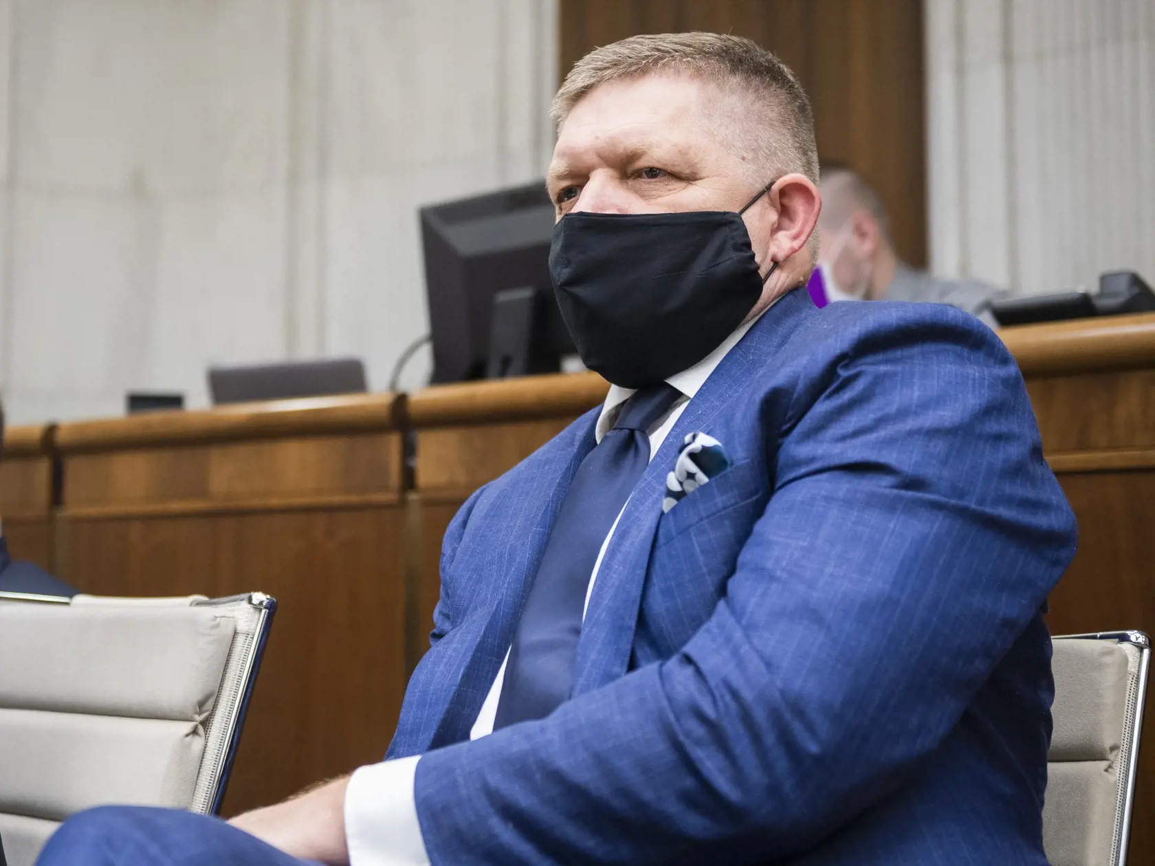 Na snímke predseda strany SMER - sociálna demokracia Robert Fico