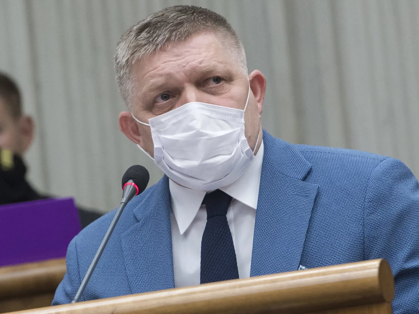 Na snímke predseda strany SMER - sociálna demokracia Robert Fico