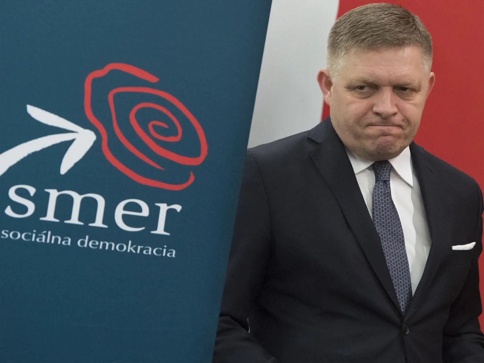 Na snímke predseda strany SMER - sociálna demokracia Robert Fico
