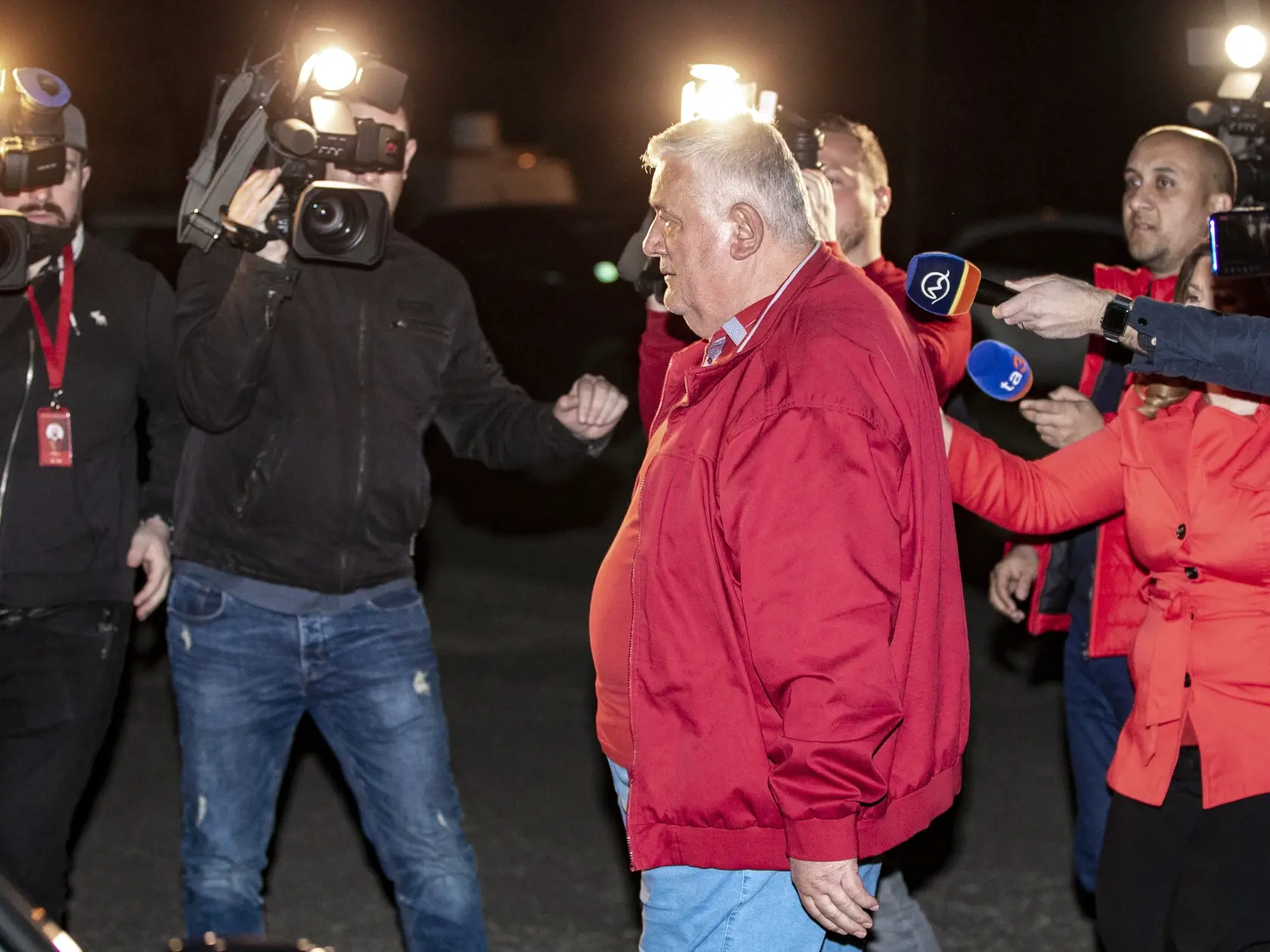 Na snímke je obvinený Ján Slota na Špecializovanom tresnom súde v Pezinku. 