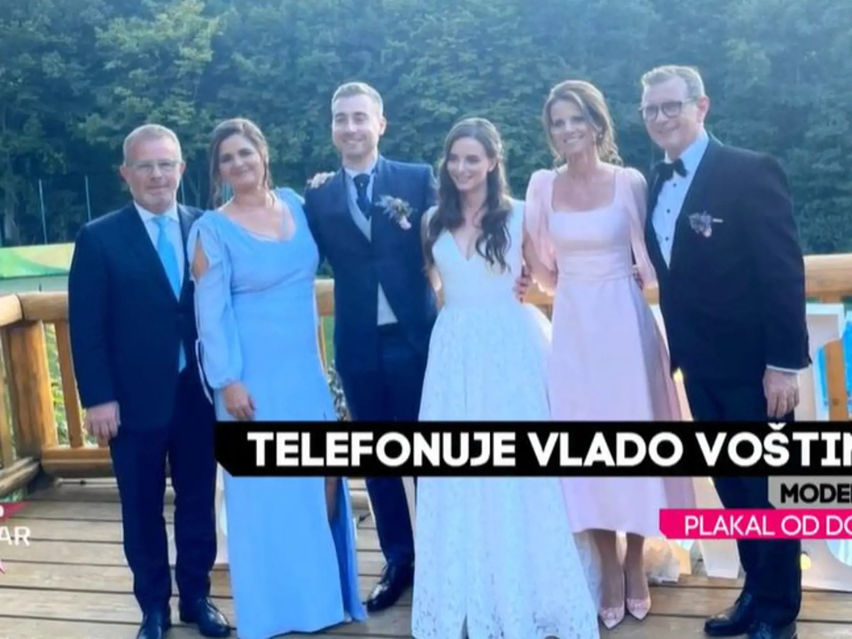 Svadba Voštinárovej dcéry Andrey.
