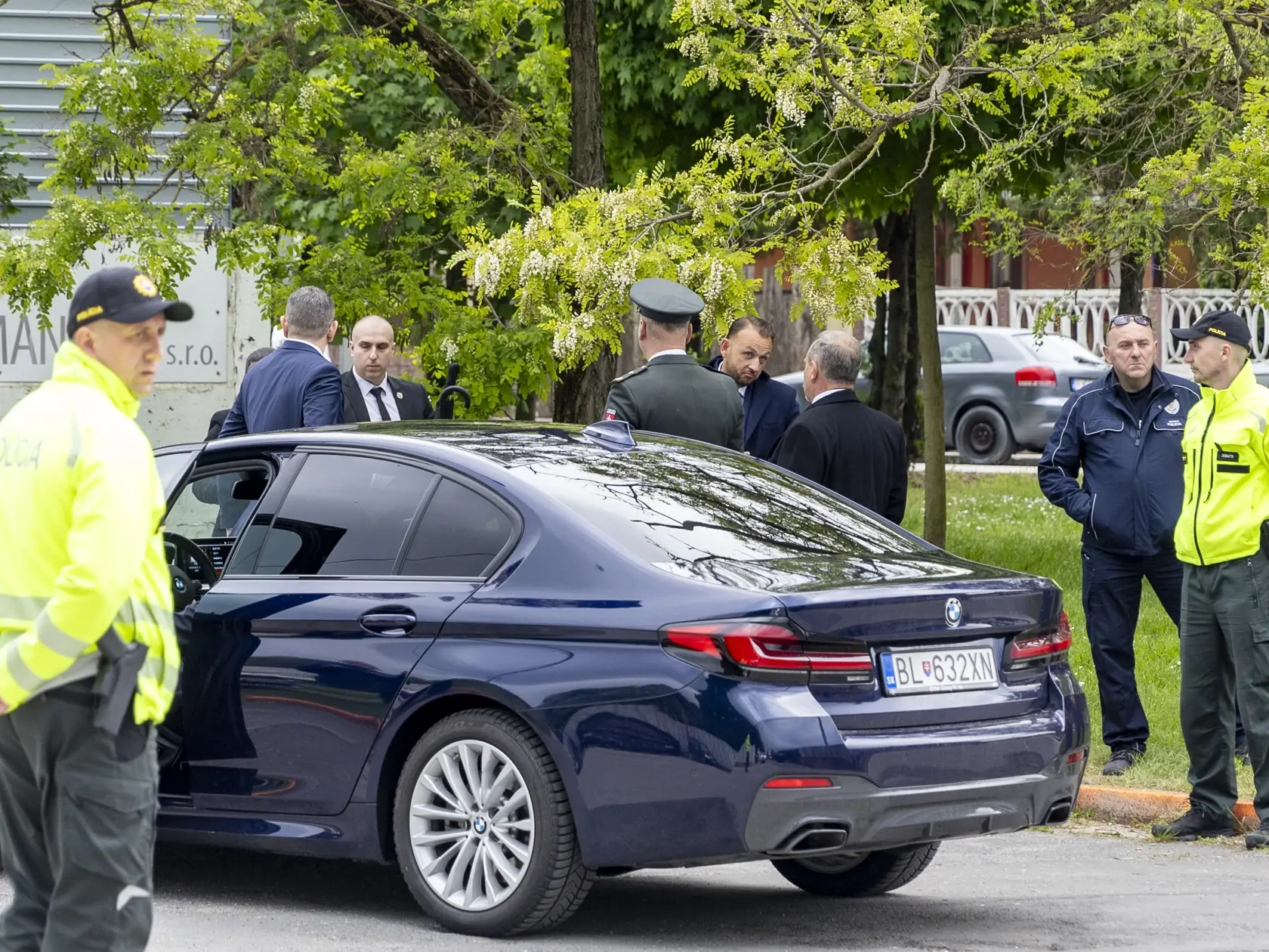 Pohreb zosnulej manželky poradcu ministra vnútra Ladislava Csemiho. 